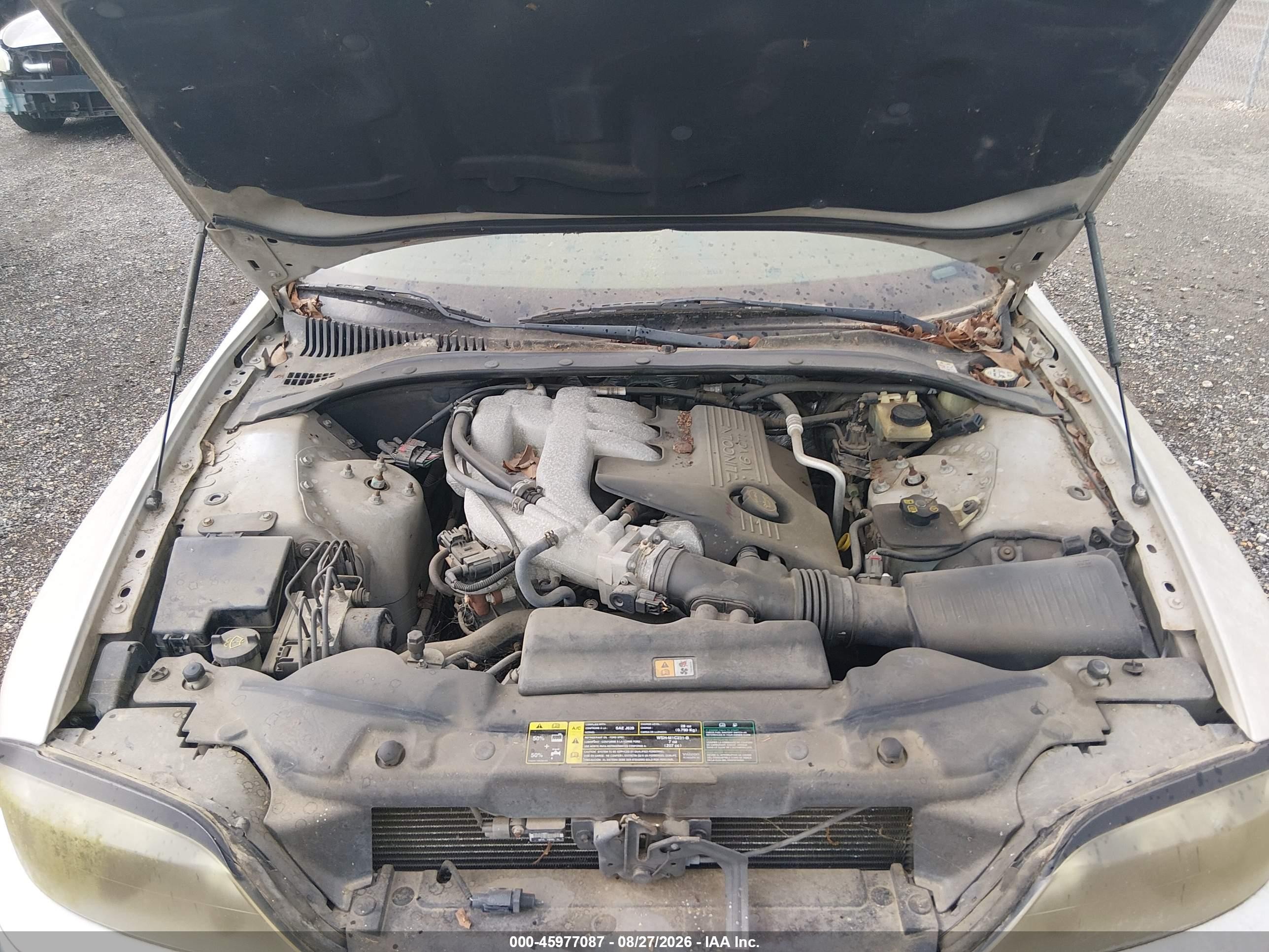 2004 Lincoln Ls V6 Белый vin: 1LNHM86S04Y617142