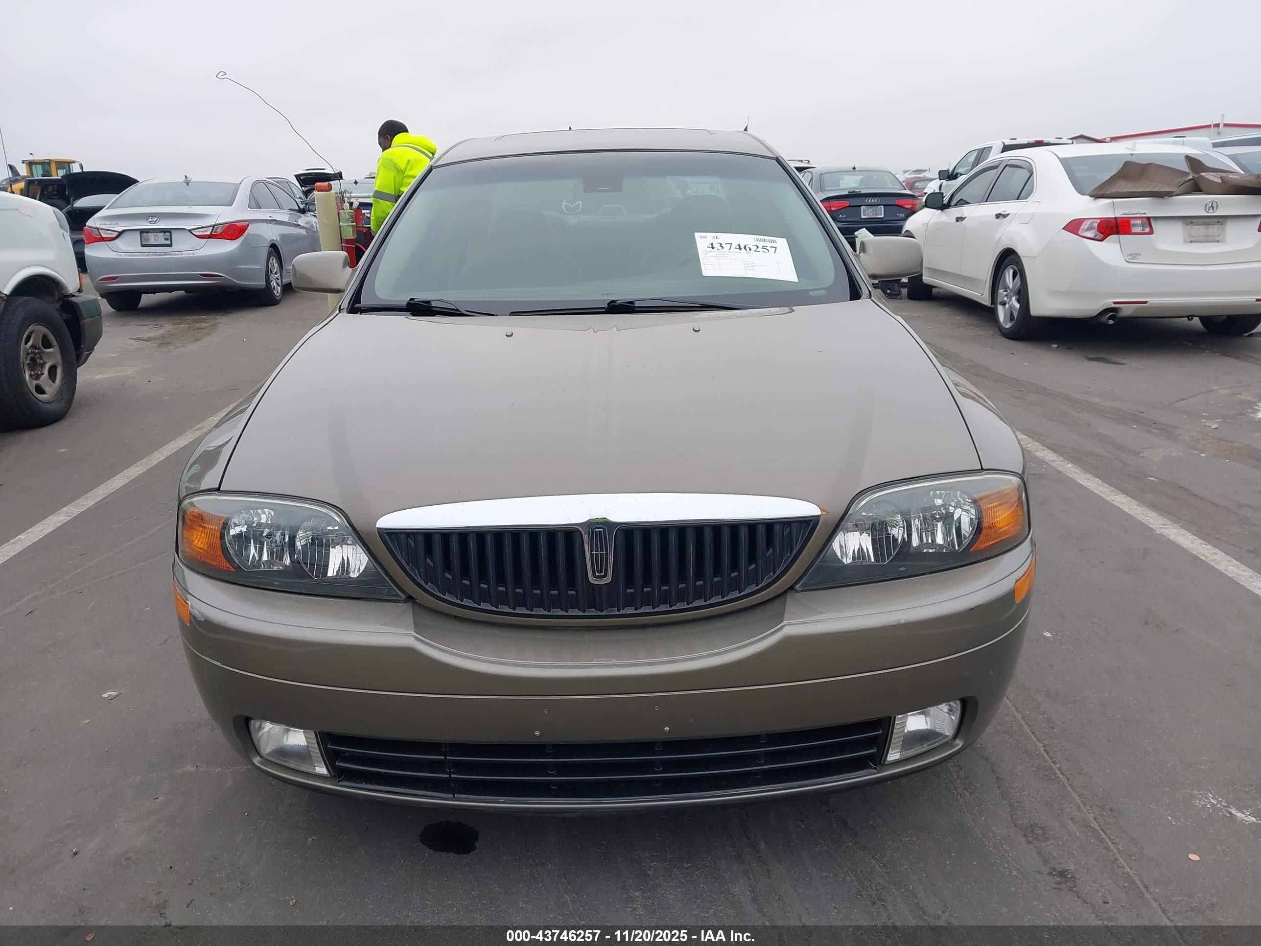 2001 Lincoln Ls V6 Auto/v6 Manual Brown vin: 1LNHM86S21Y690413
