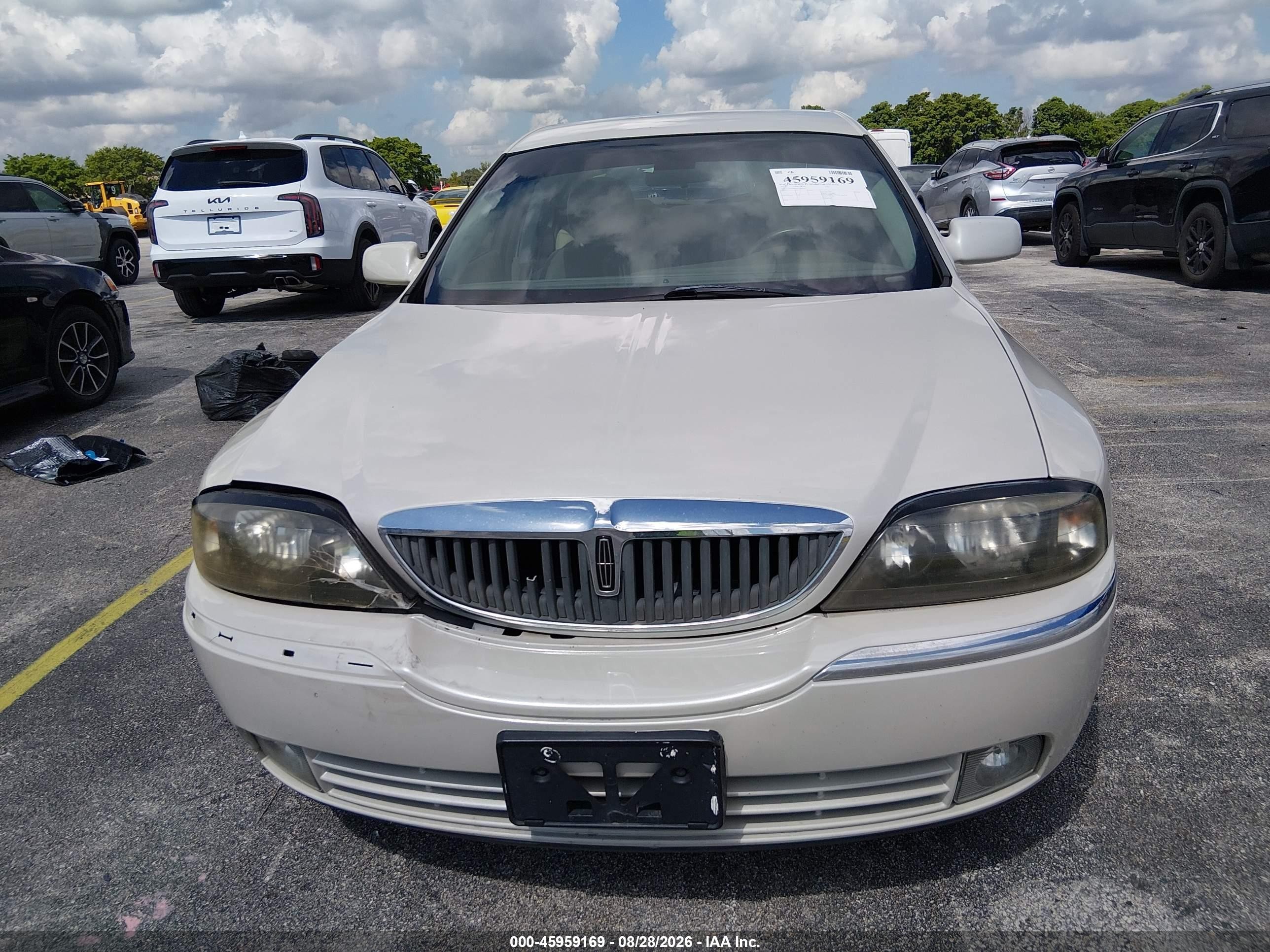 2005 Lincoln Ls V6 Бежевый vin: 1LNHM86S25Y607617