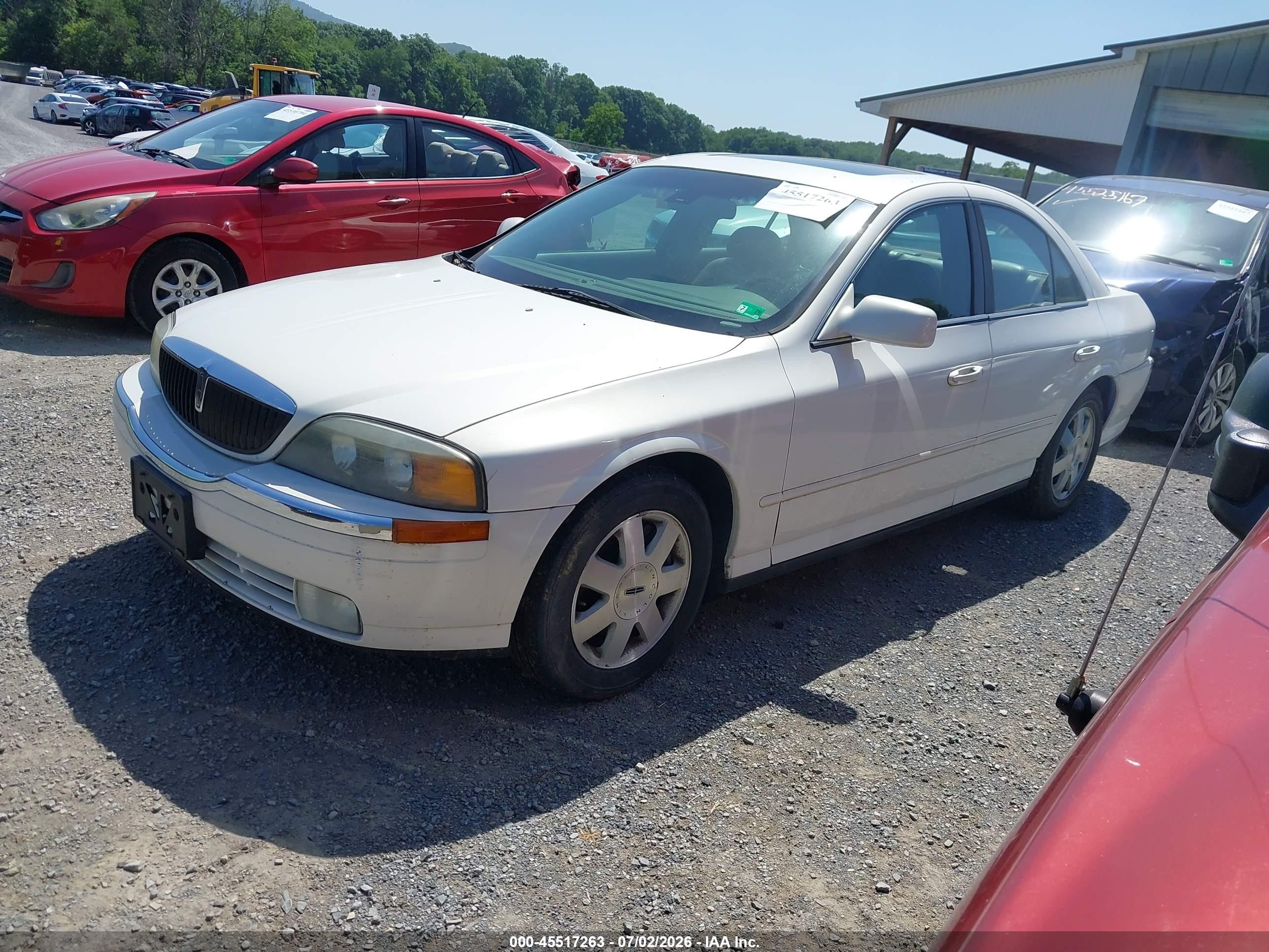 2002 Lincoln Ls V6 Auto/v6 Manual Белый vin: 1LNHM86S32Y685464