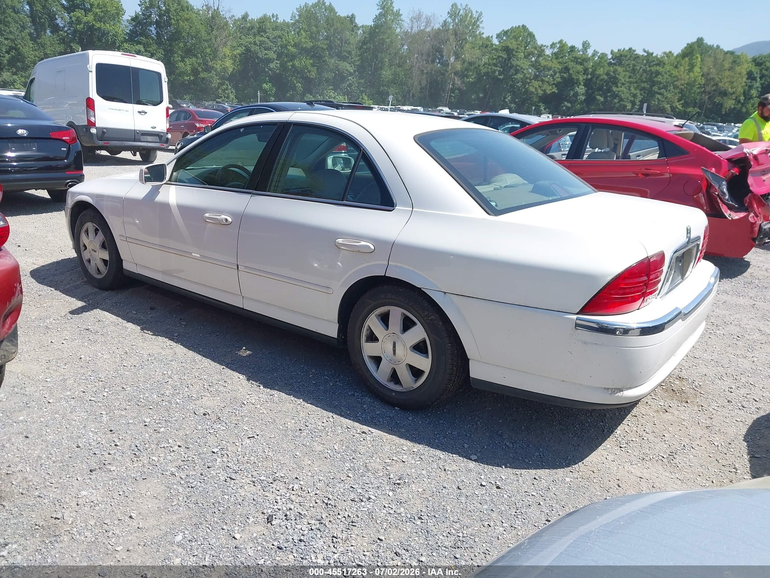 2002 Lincoln Ls V6 Auto/v6 Manual Белый vin: 1LNHM86S32Y685464