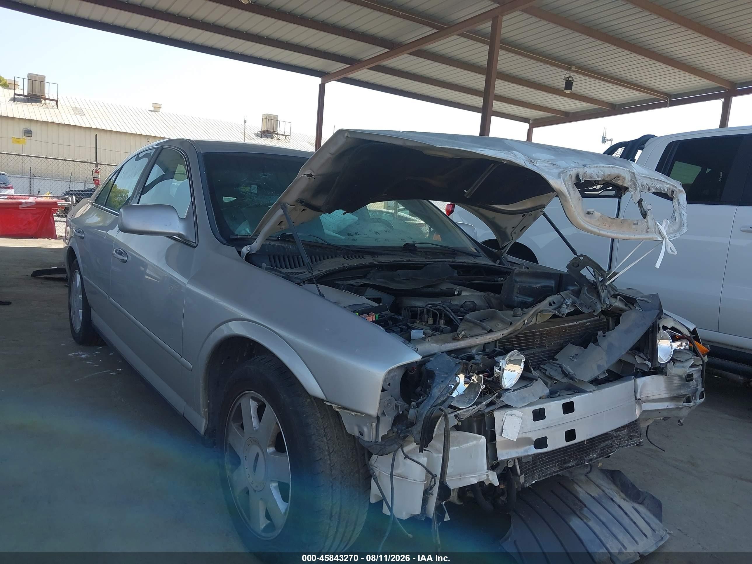 2003 Lincoln Ls V6 Silver vin: 1LNHM86S33Y662350