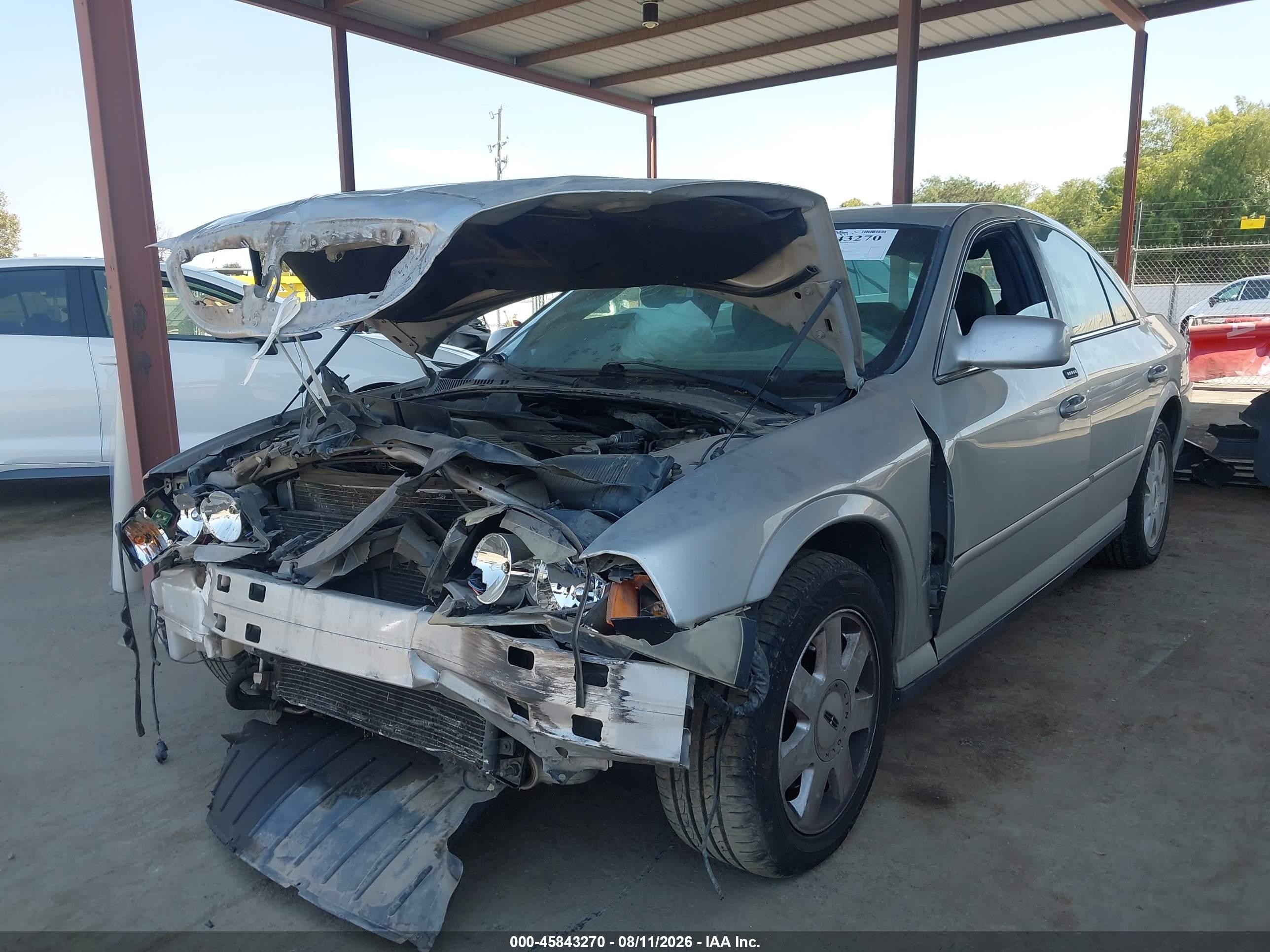 2003 Lincoln Ls V6 Silver vin: 1LNHM86S33Y662350