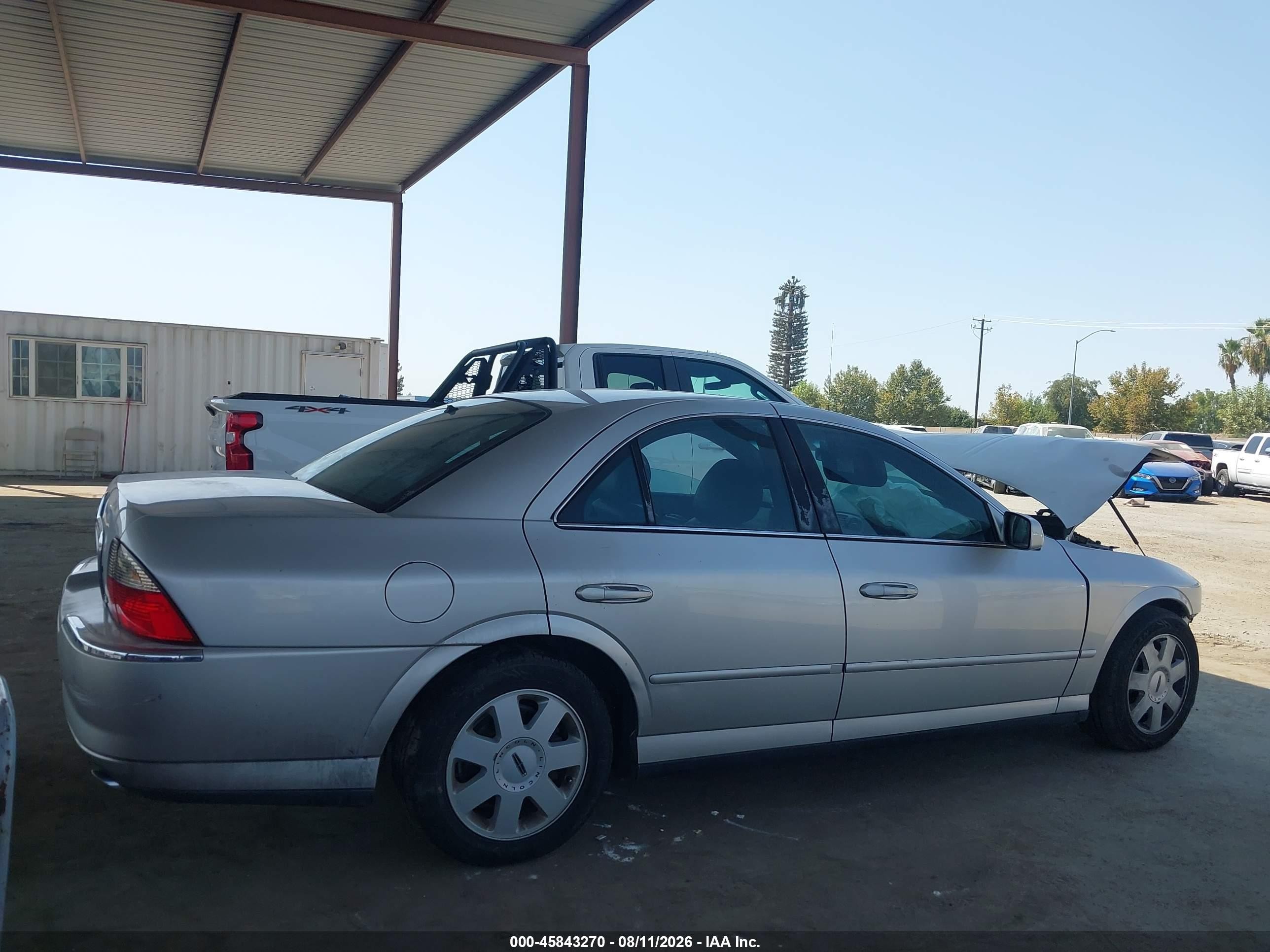 2003 Lincoln Ls V6 Silver vin: 1LNHM86S33Y662350