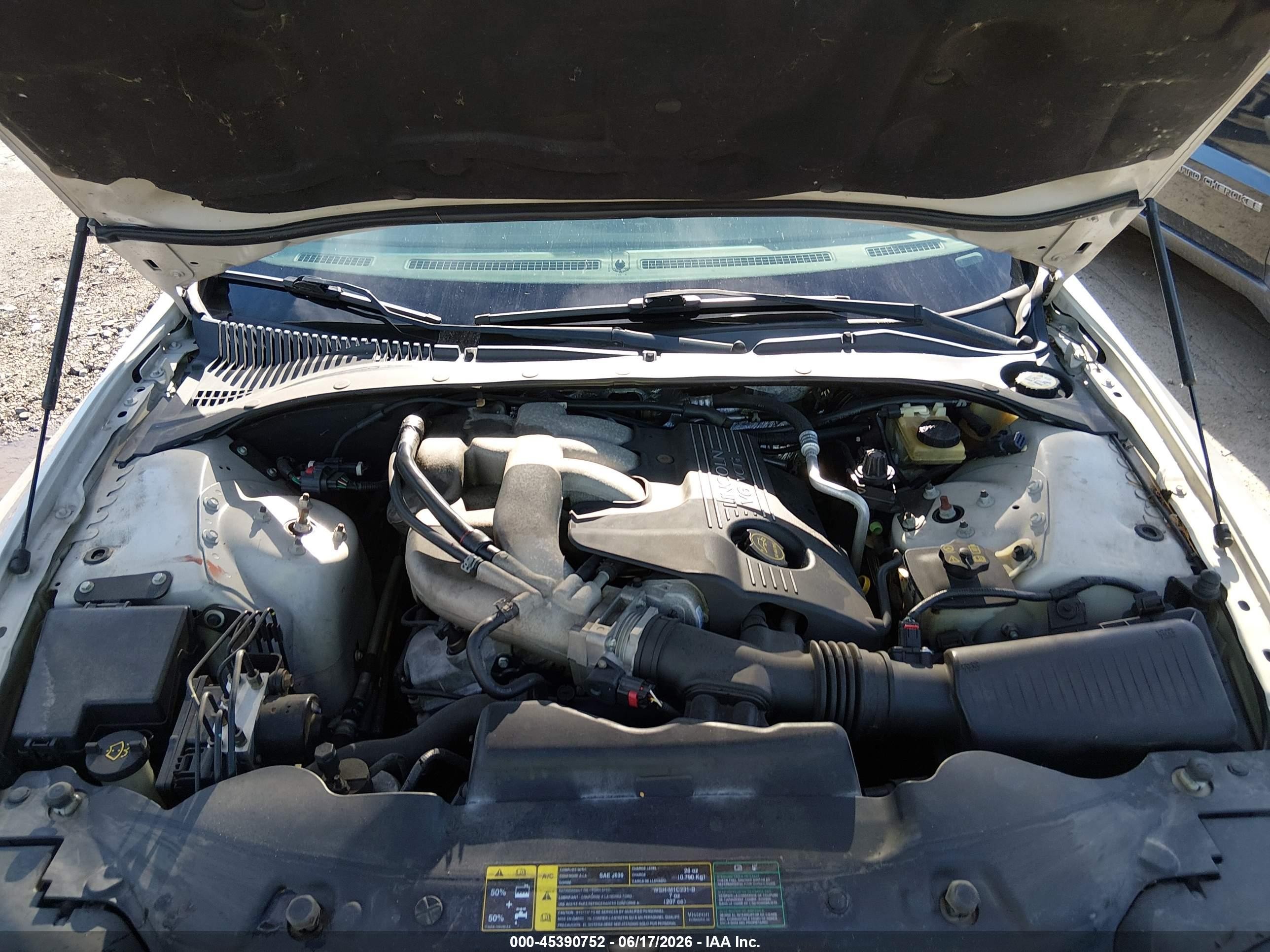 2005 Lincoln Ls V6 White vin: 1LNHM86S35Y616603
