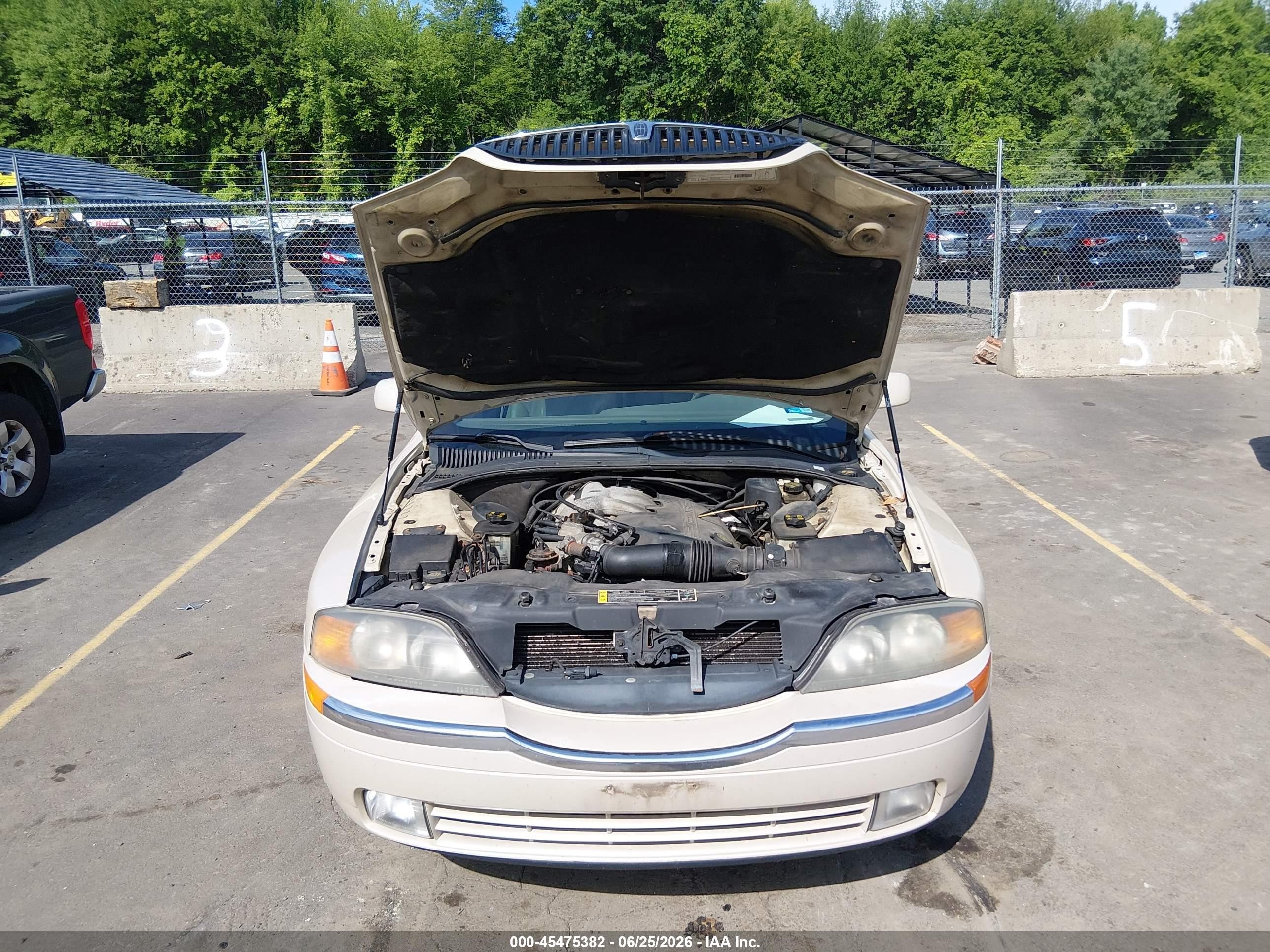 2000 Lincoln Ls V6 Auto/v6 Manual Gold vin: 1LNHM86S3YY795651