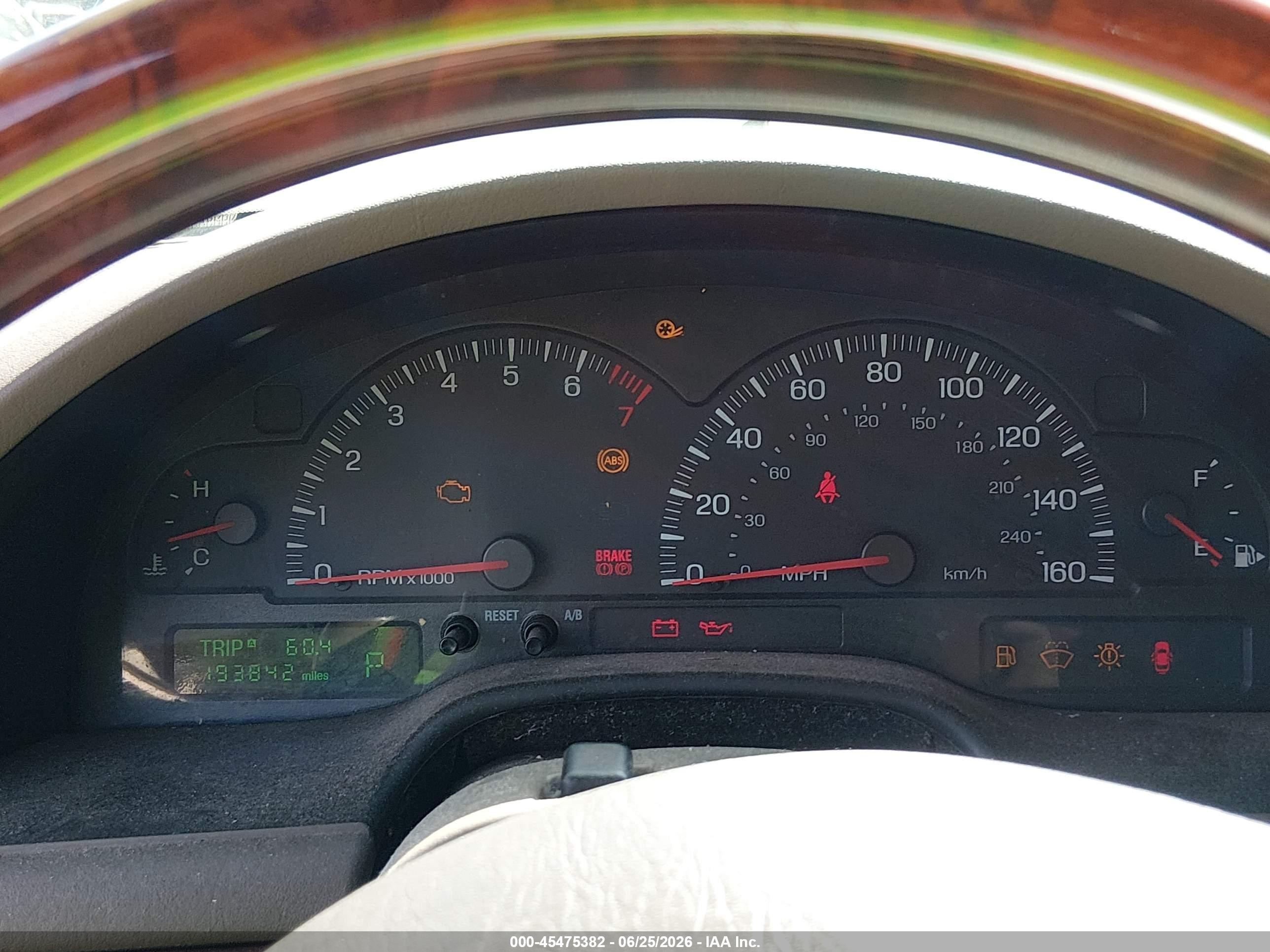 2000 Lincoln Ls V6 Auto/v6 Manual Gold vin: 1LNHM86S3YY795651