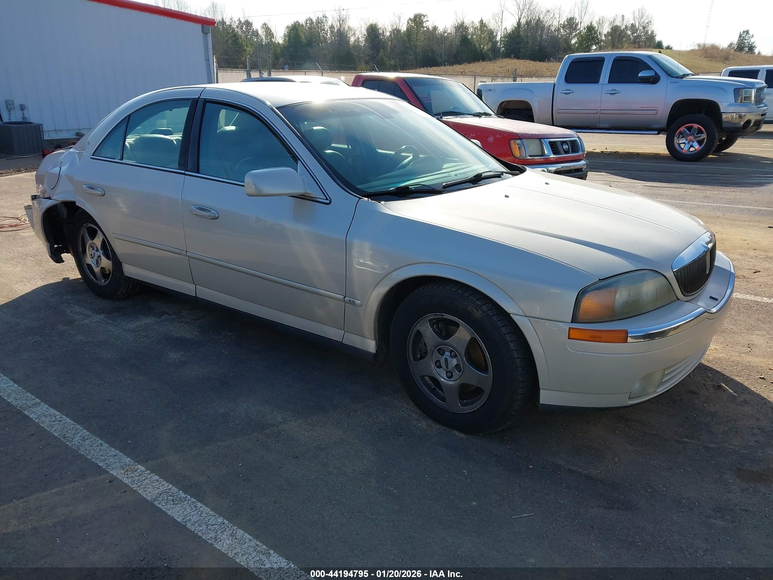 2001 Lincoln Ls V6 Auto/v6 Manual Beige vin: 1LNHM86S41Y730913