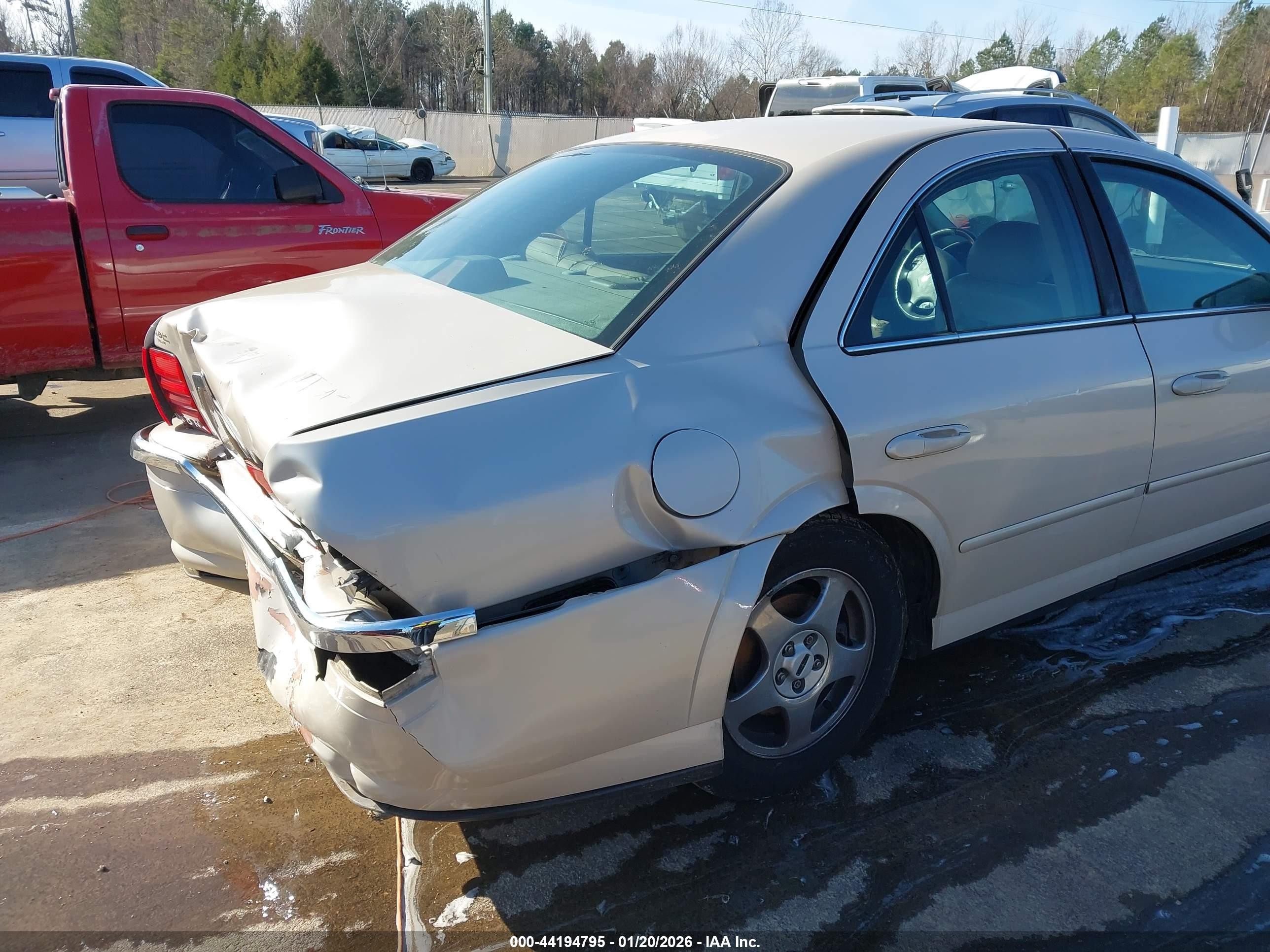 2001 Lincoln Ls V6 Auto/v6 Manual Beige vin: 1LNHM86S41Y730913