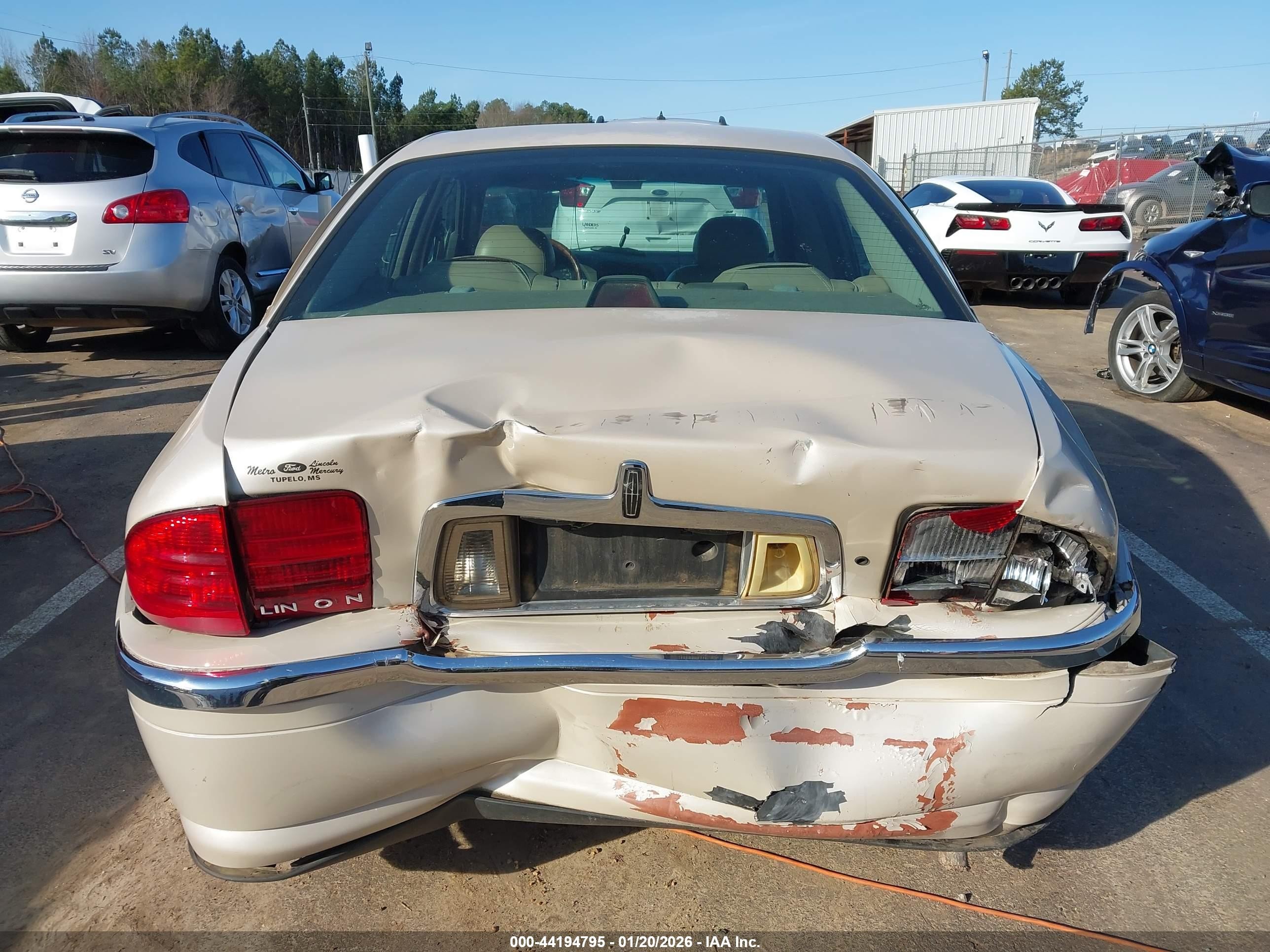 2001 Lincoln Ls V6 Auto/v6 Manual Beige vin: 1LNHM86S41Y730913