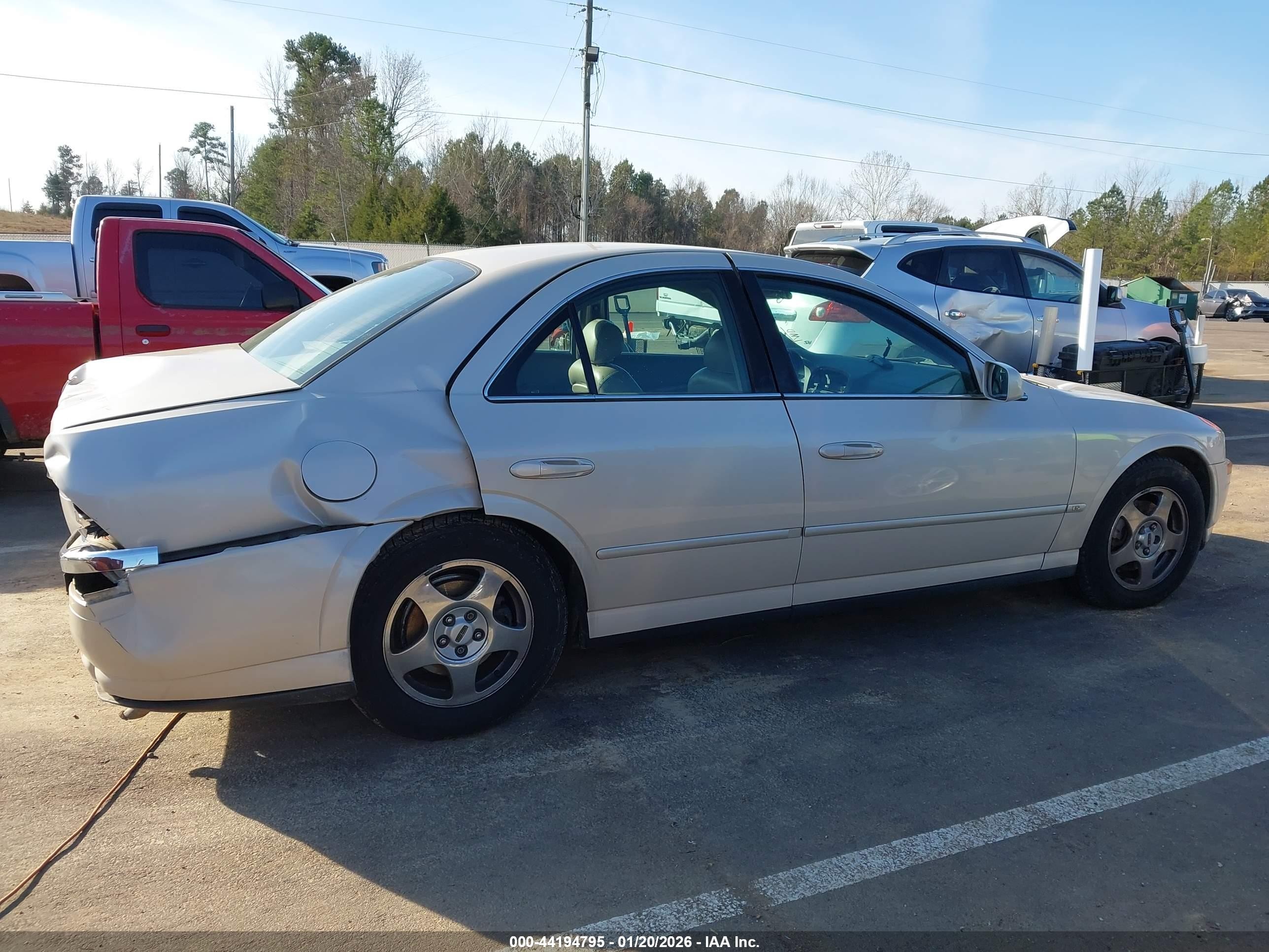 2001 Lincoln Ls V6 Auto/v6 Manual Beige vin: 1LNHM86S41Y730913