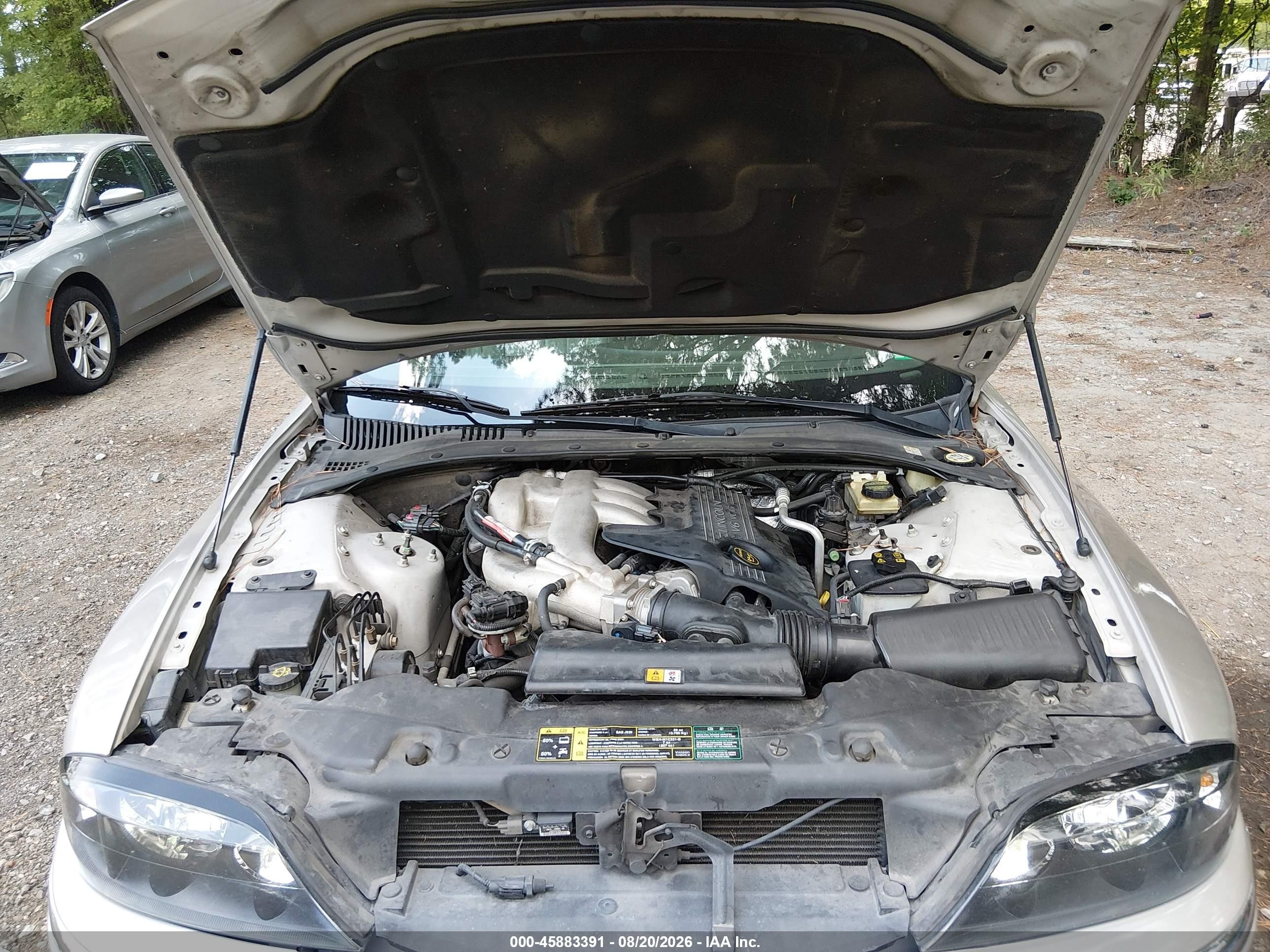 2003 Lincoln Ls V6 Beige vin: 1LNHM86S53Y659935