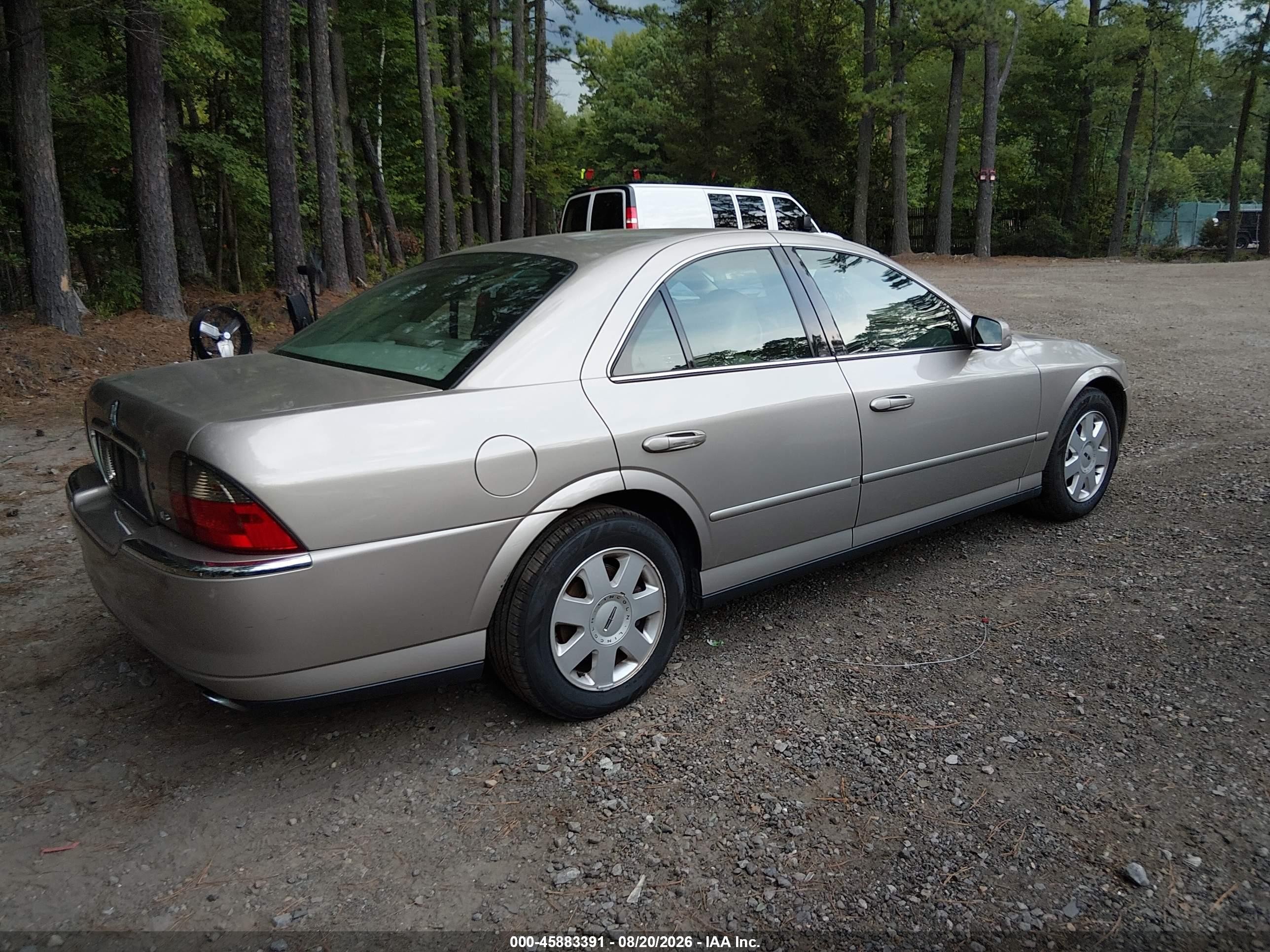 2003 Lincoln Ls V6 Beige vin: 1LNHM86S53Y659935