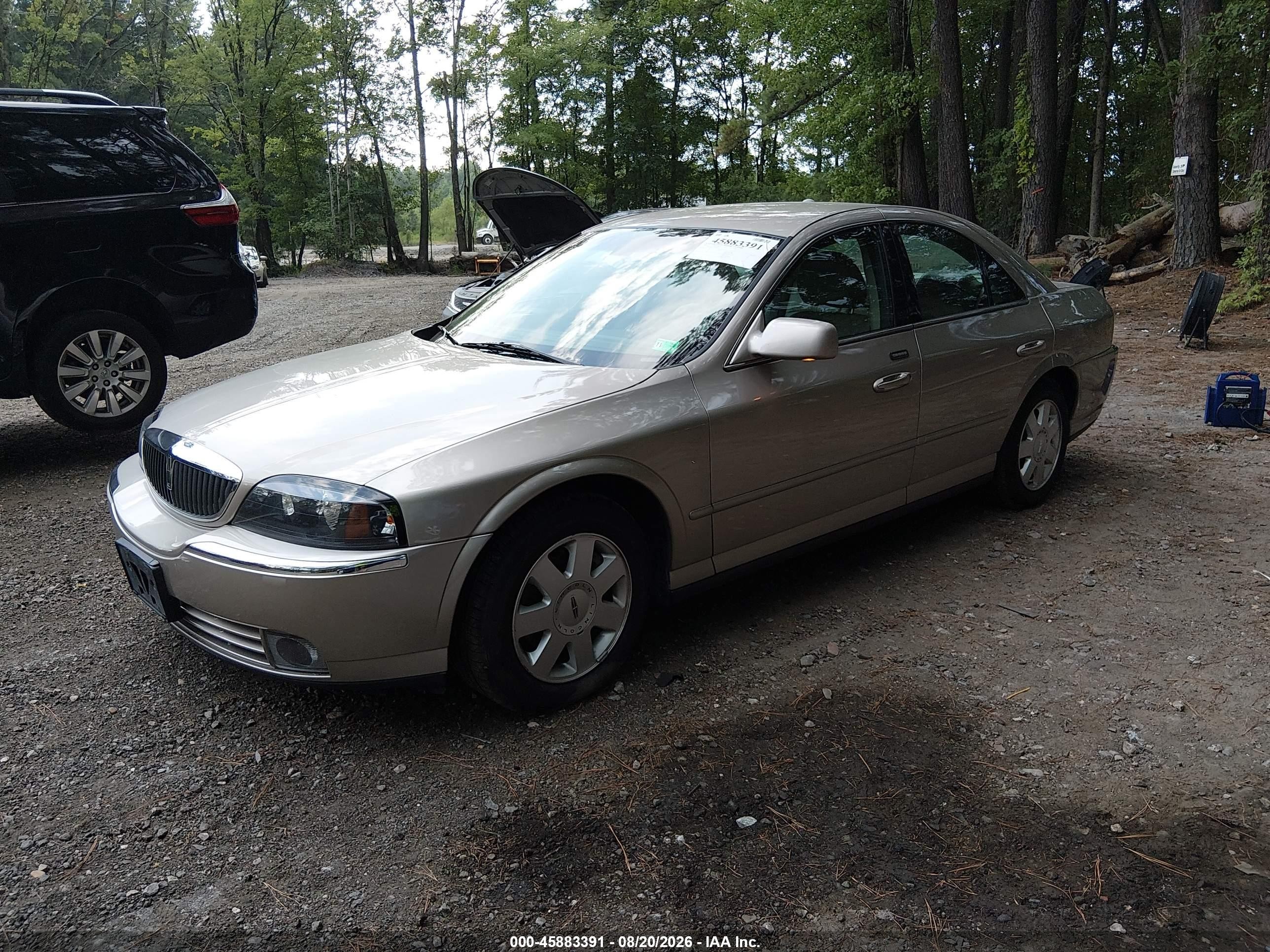 2003 Lincoln Ls V6 Beige vin: 1LNHM86S53Y659935