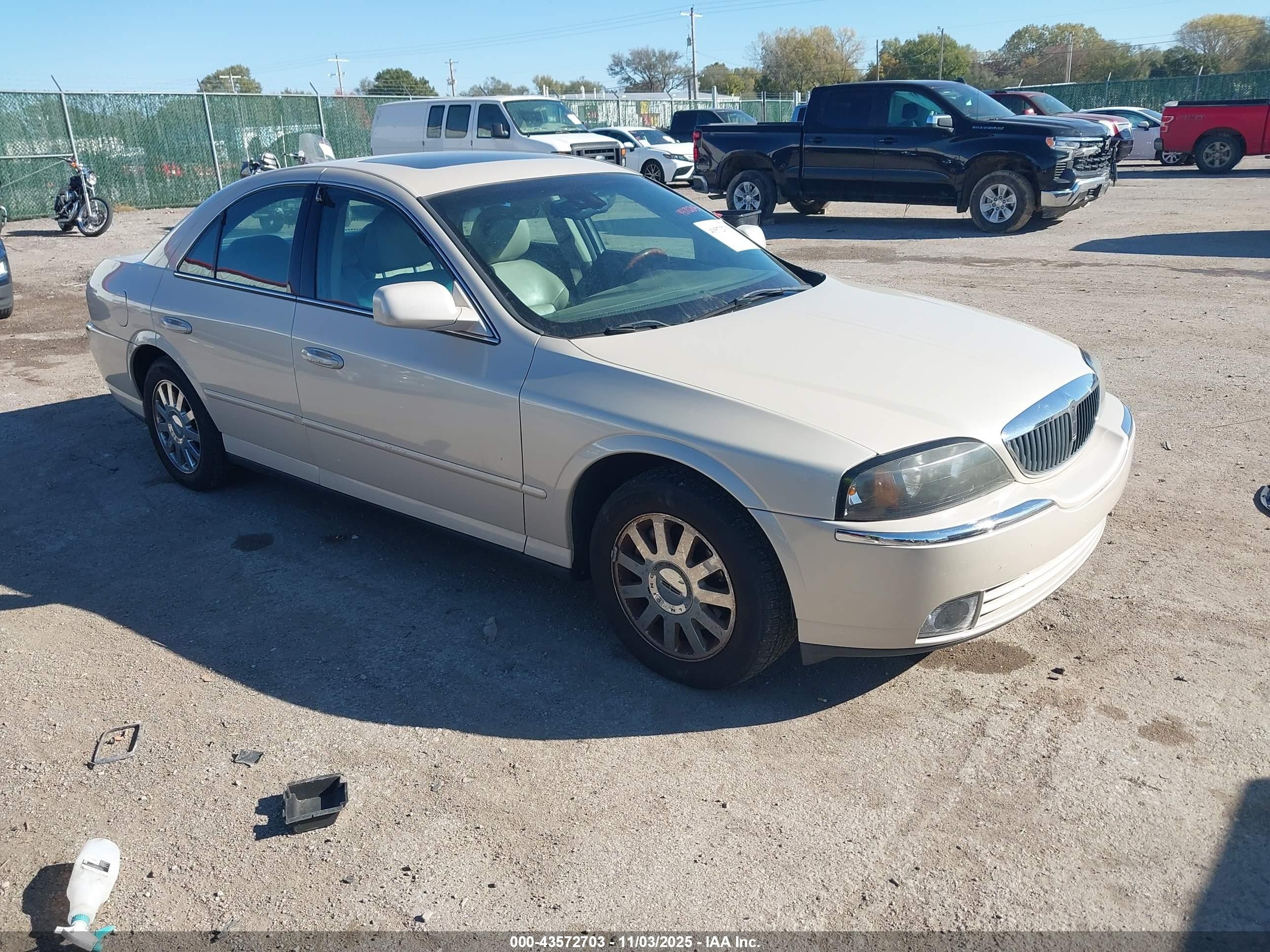 2003 Lincoln Ls V6 Кремовый vin: 1LNHM86S53Y682258
