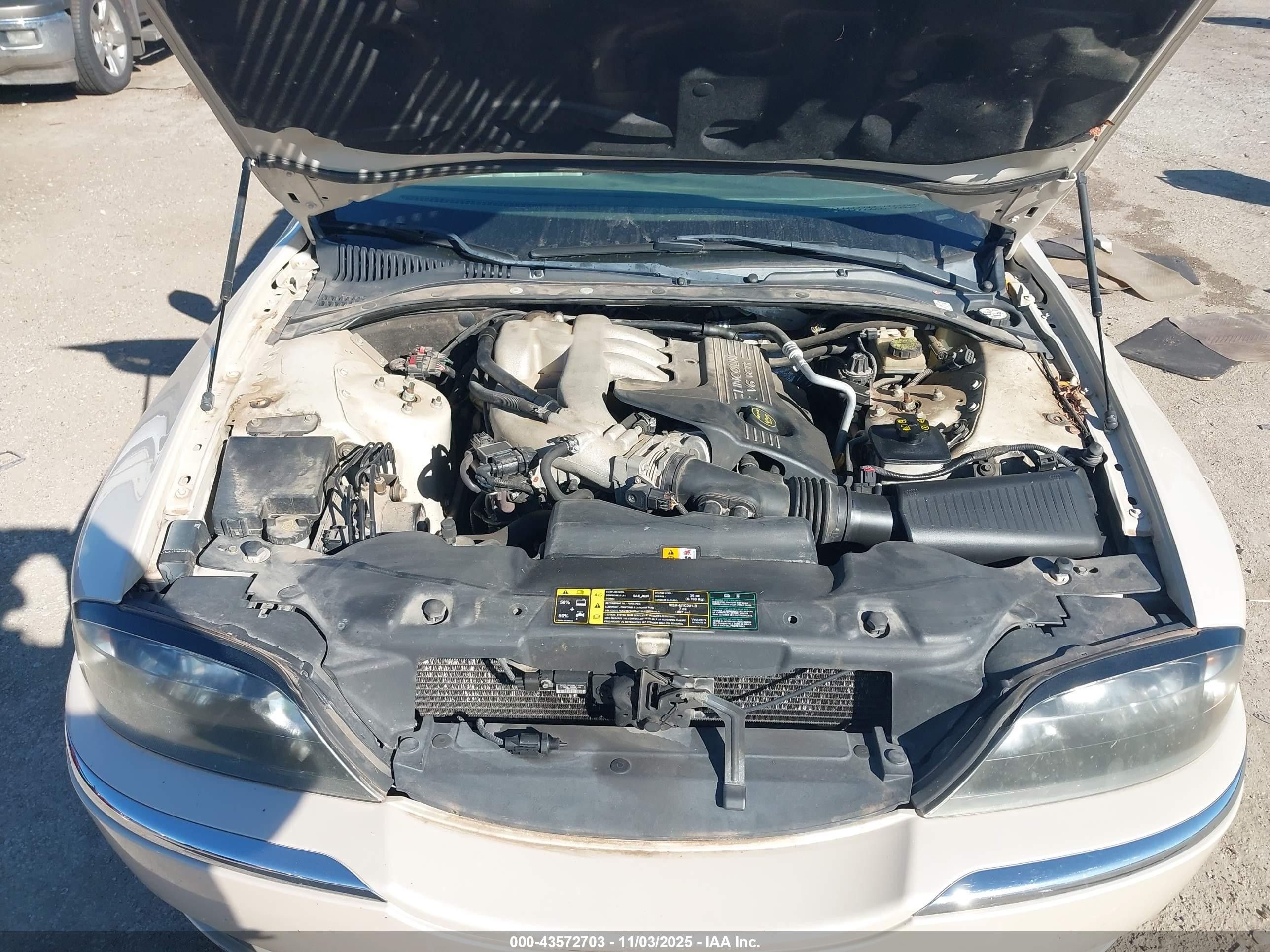 2003 Lincoln Ls V6 Кремовый vin: 1LNHM86S53Y682258