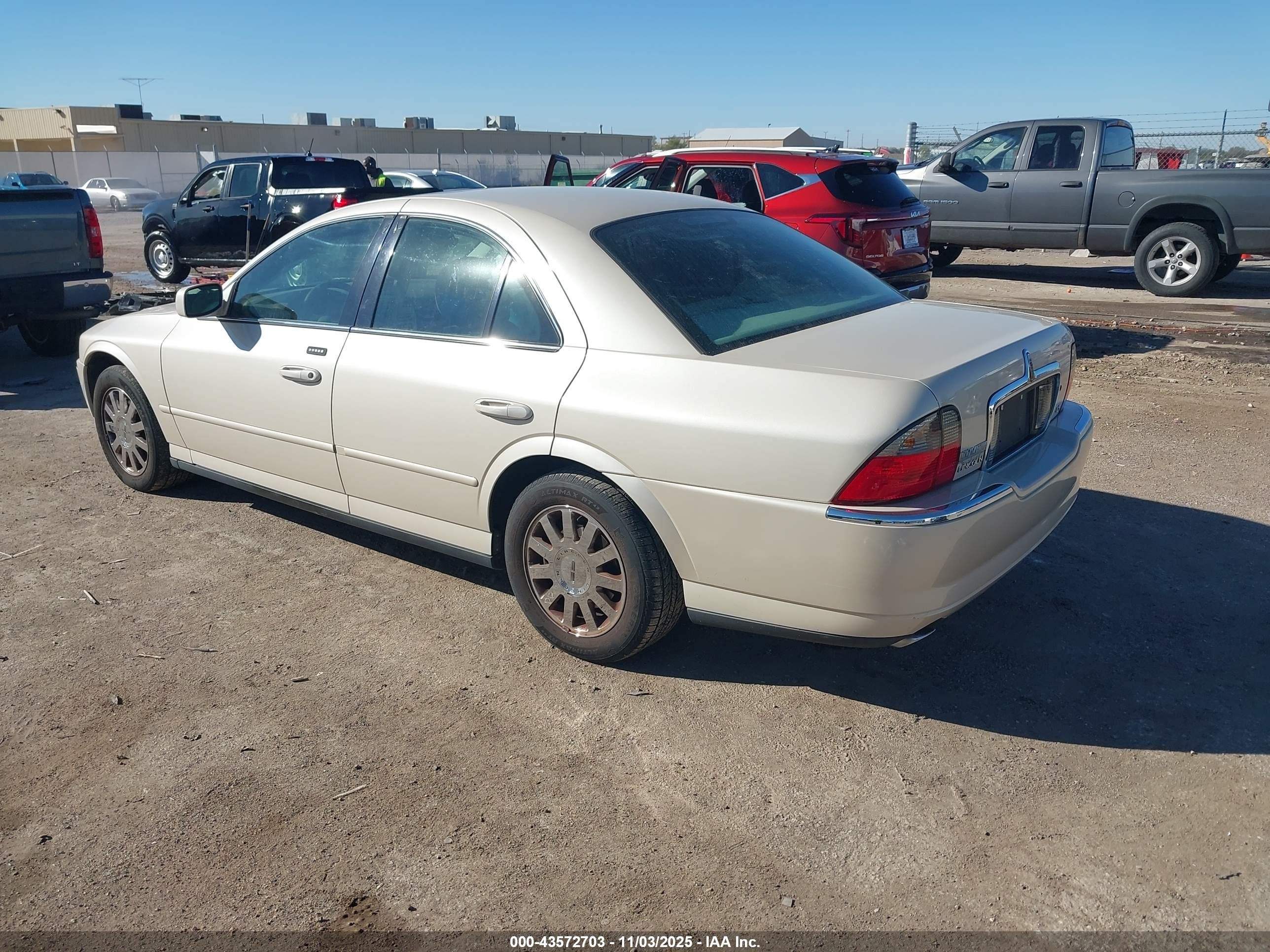 2003 Lincoln Ls V6 Кремовый vin: 1LNHM86S53Y682258