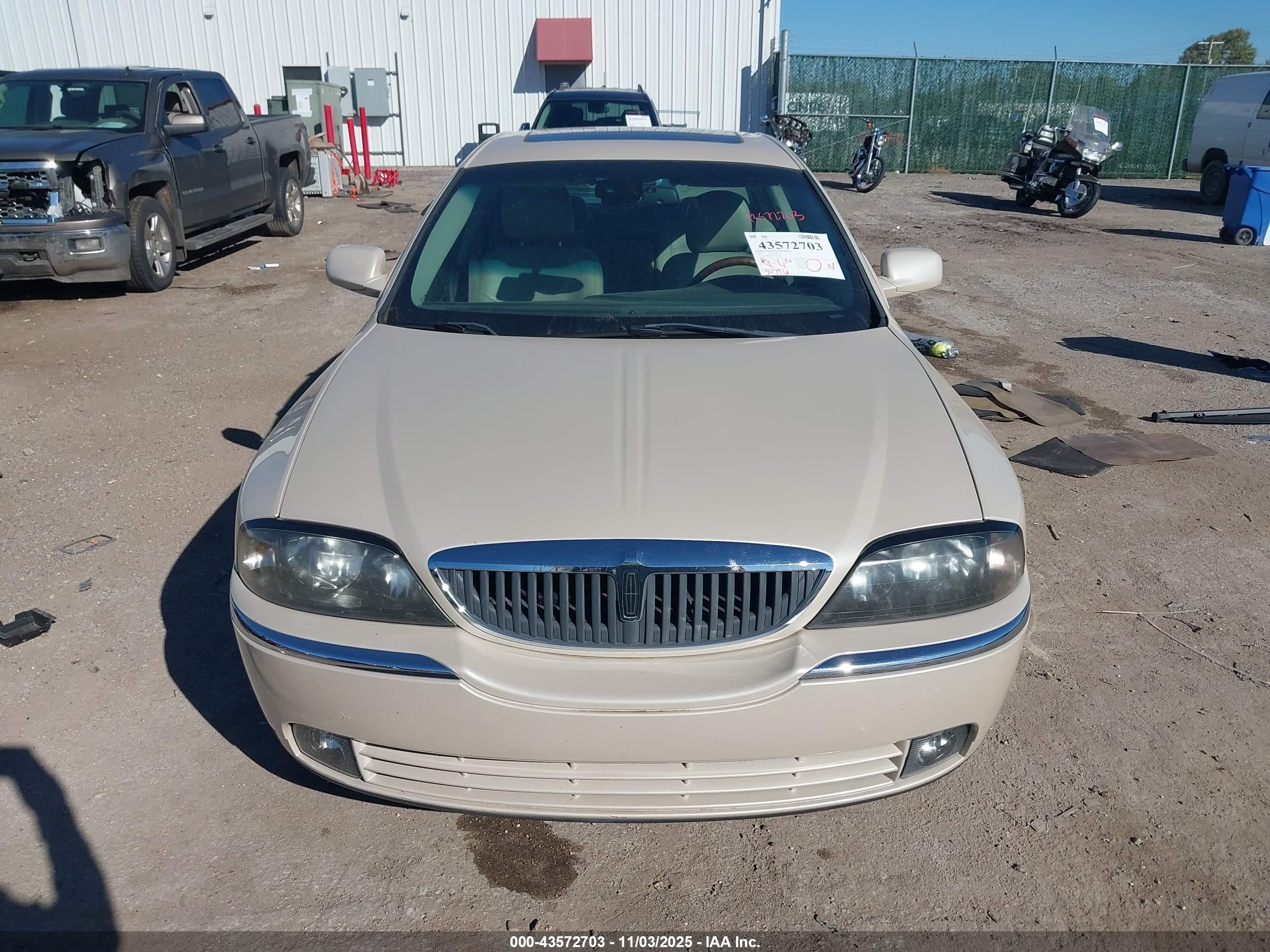 2003 Lincoln Ls V6 Кремовый vin: 1LNHM86S53Y682258