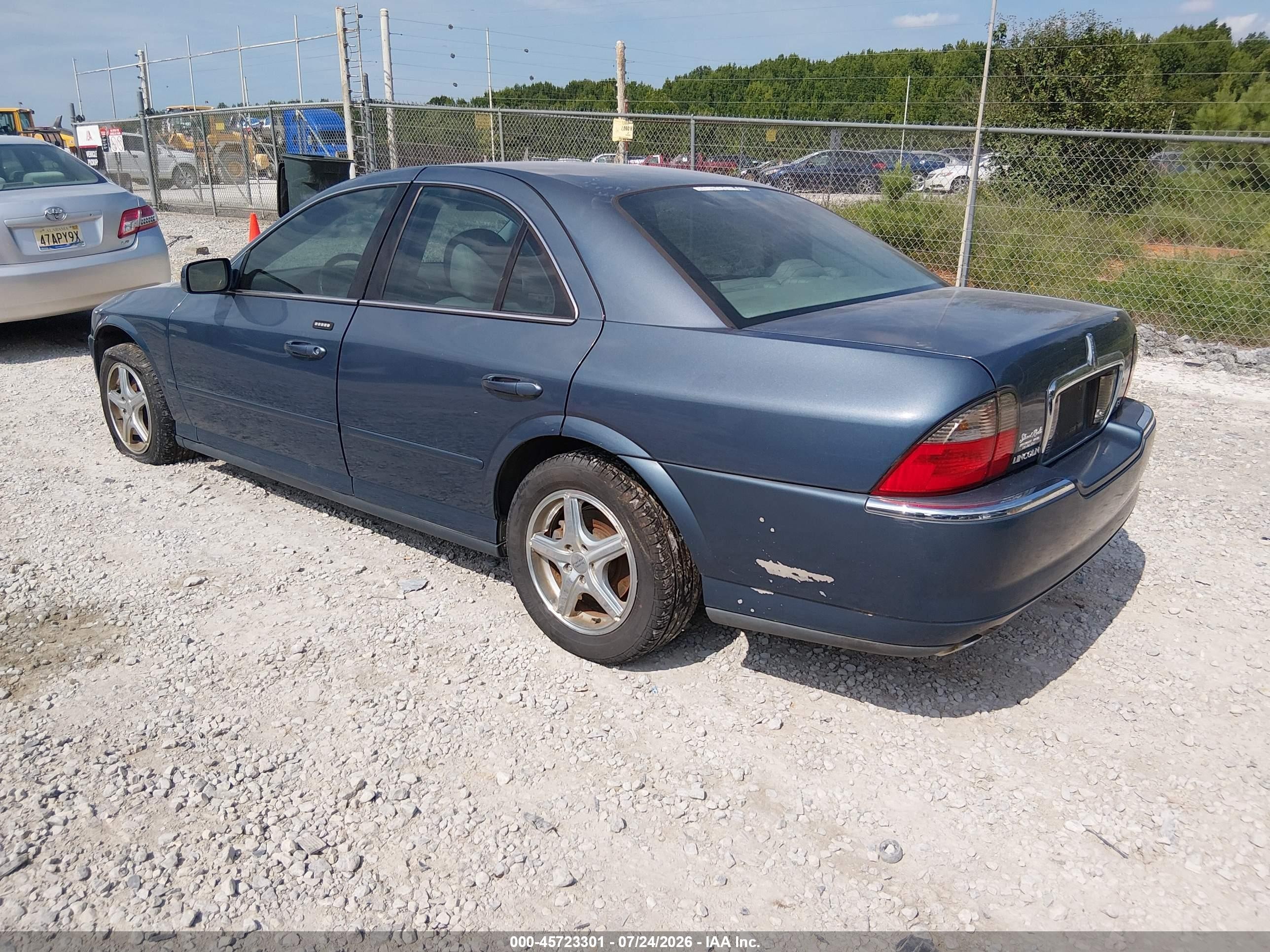 2005 Lincoln Ls V6 Blue vin: 1LNHM86S55Y625612