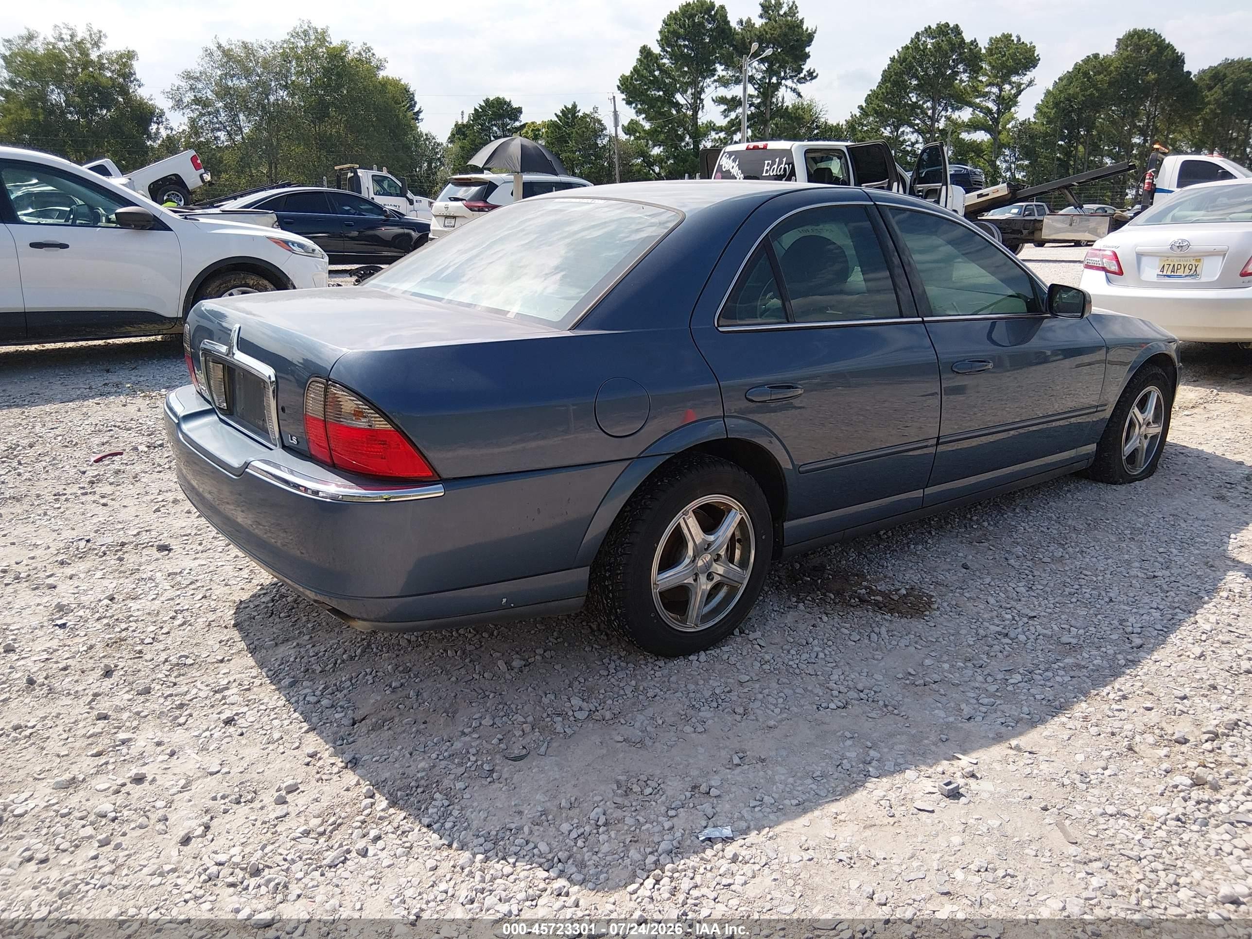 2005 Lincoln Ls V6 Blue vin: 1LNHM86S55Y625612