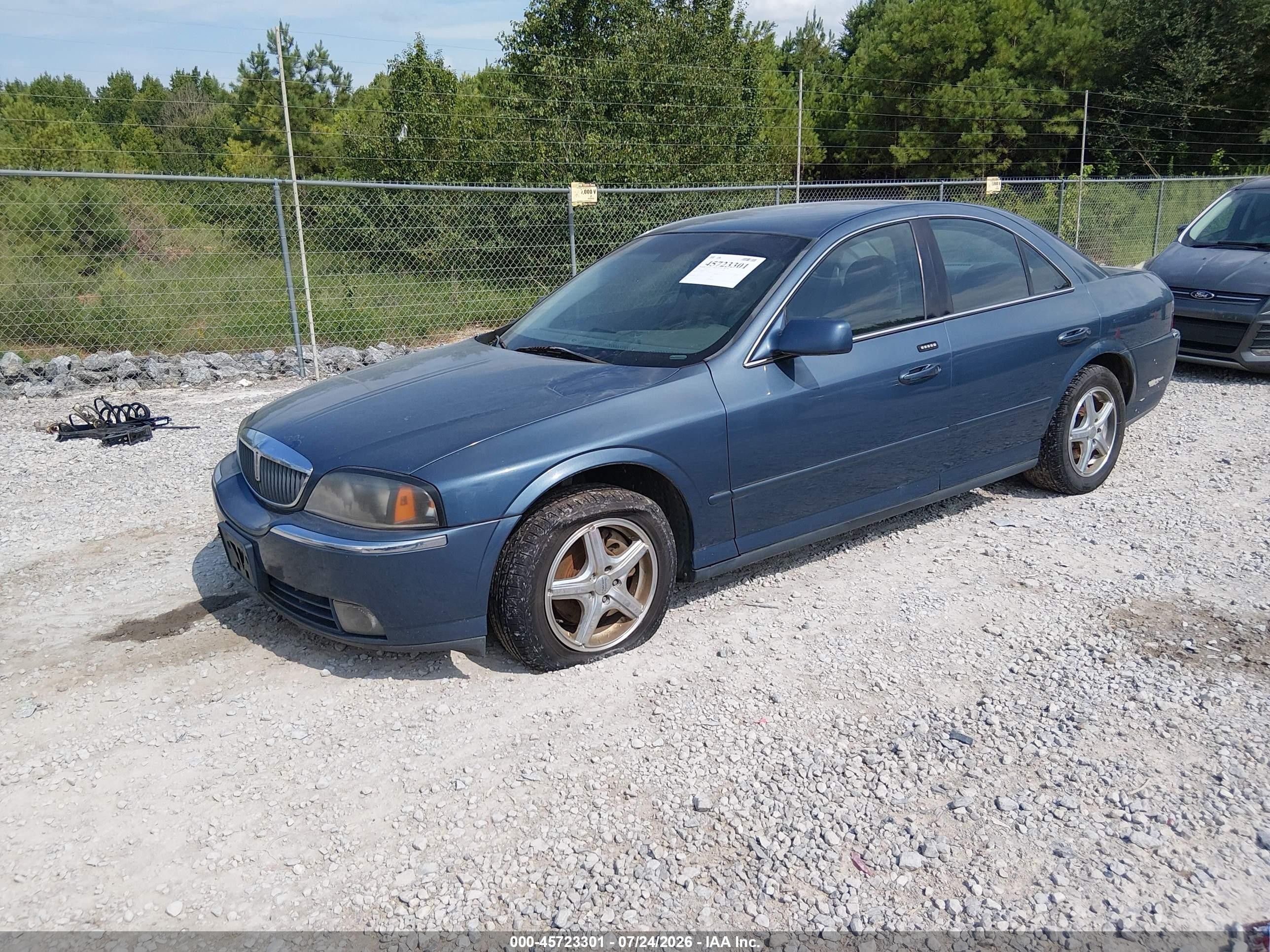 2005 Lincoln Ls V6 Blue vin: 1LNHM86S55Y625612