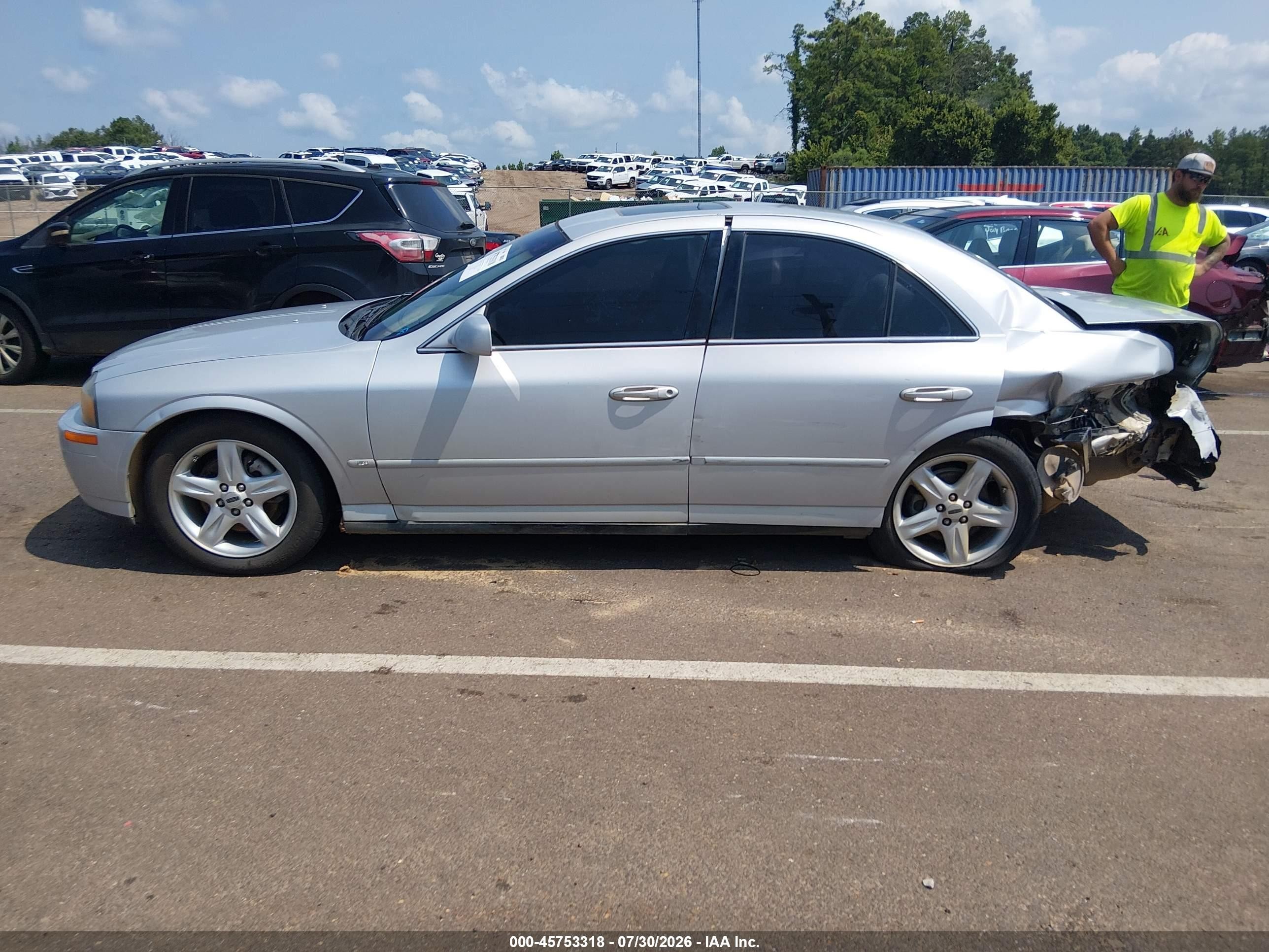 2000 Lincoln Ls V6 Auto/v6 Manual Silver vin: 1LNHM86S5YY917913