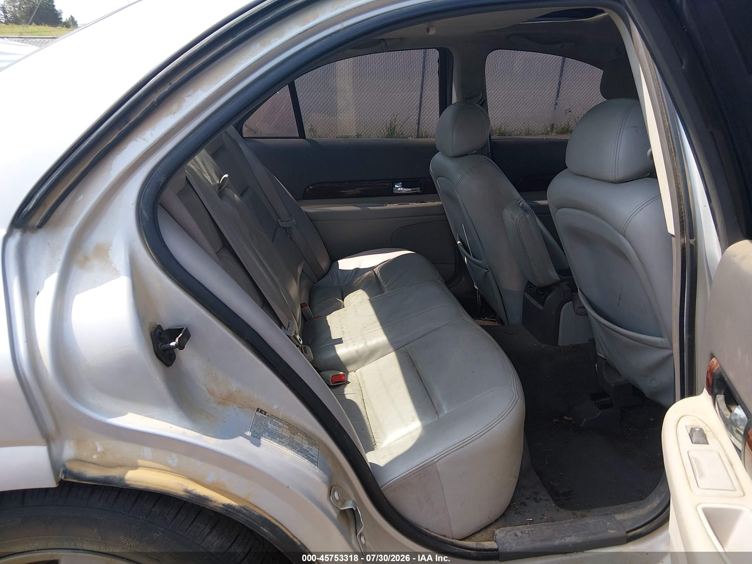2000 Lincoln Ls V6 Auto/v6 Manual Silver vin: 1LNHM86S5YY917913