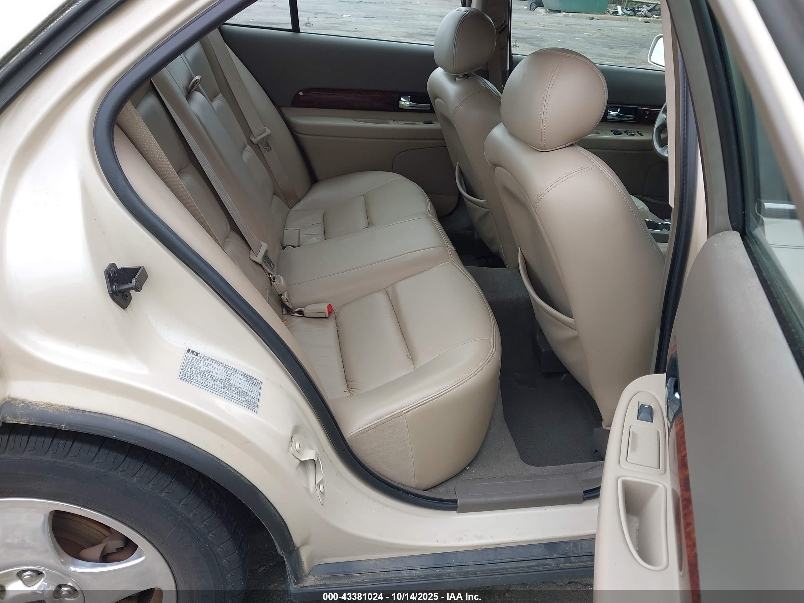 2001 Lincoln Ls V6 Auto/v6 Manual Gold vin: 1LNHM86S61Y657320