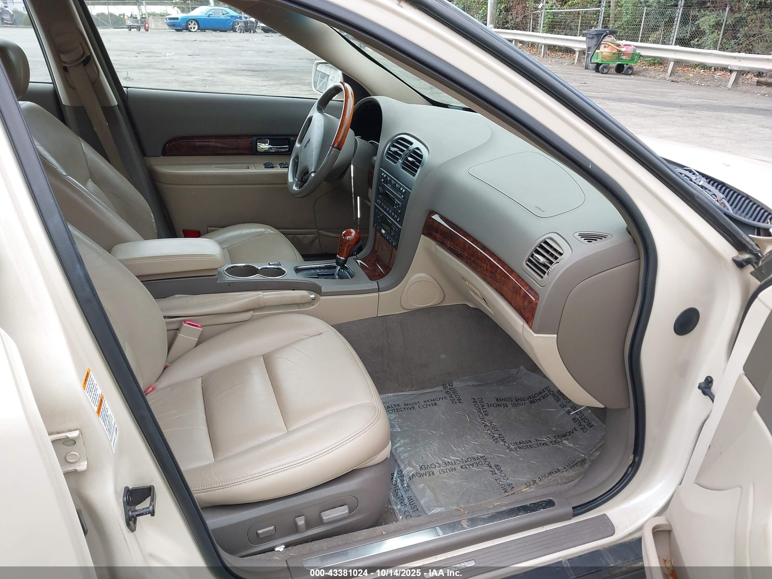 2001 Lincoln Ls V6 Auto/v6 Manual Gold vin: 1LNHM86S61Y657320
