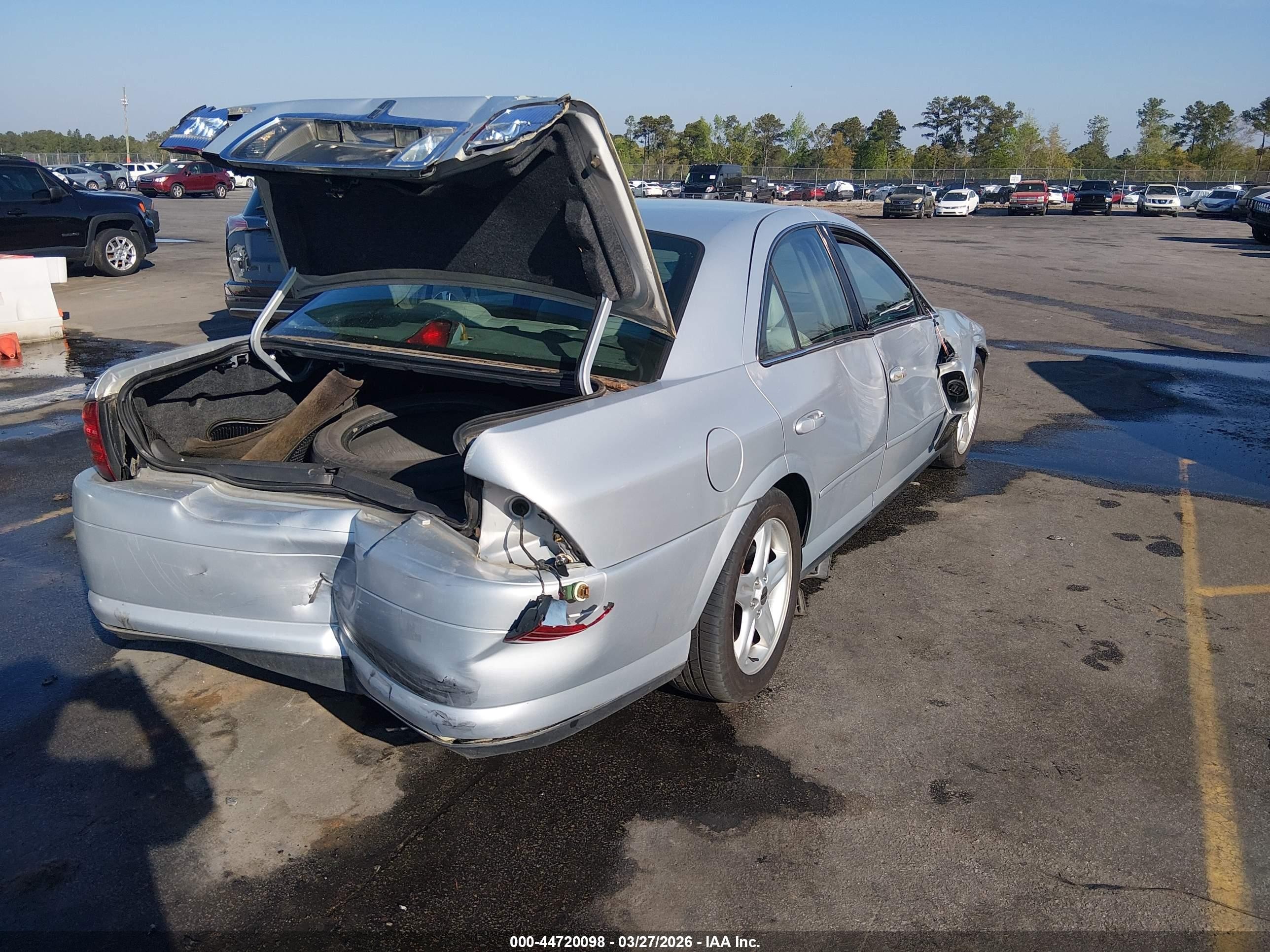 2001 Lincoln Ls V6 Auto/v6 Manual Silver vin: 1LNHM86S61Y714535