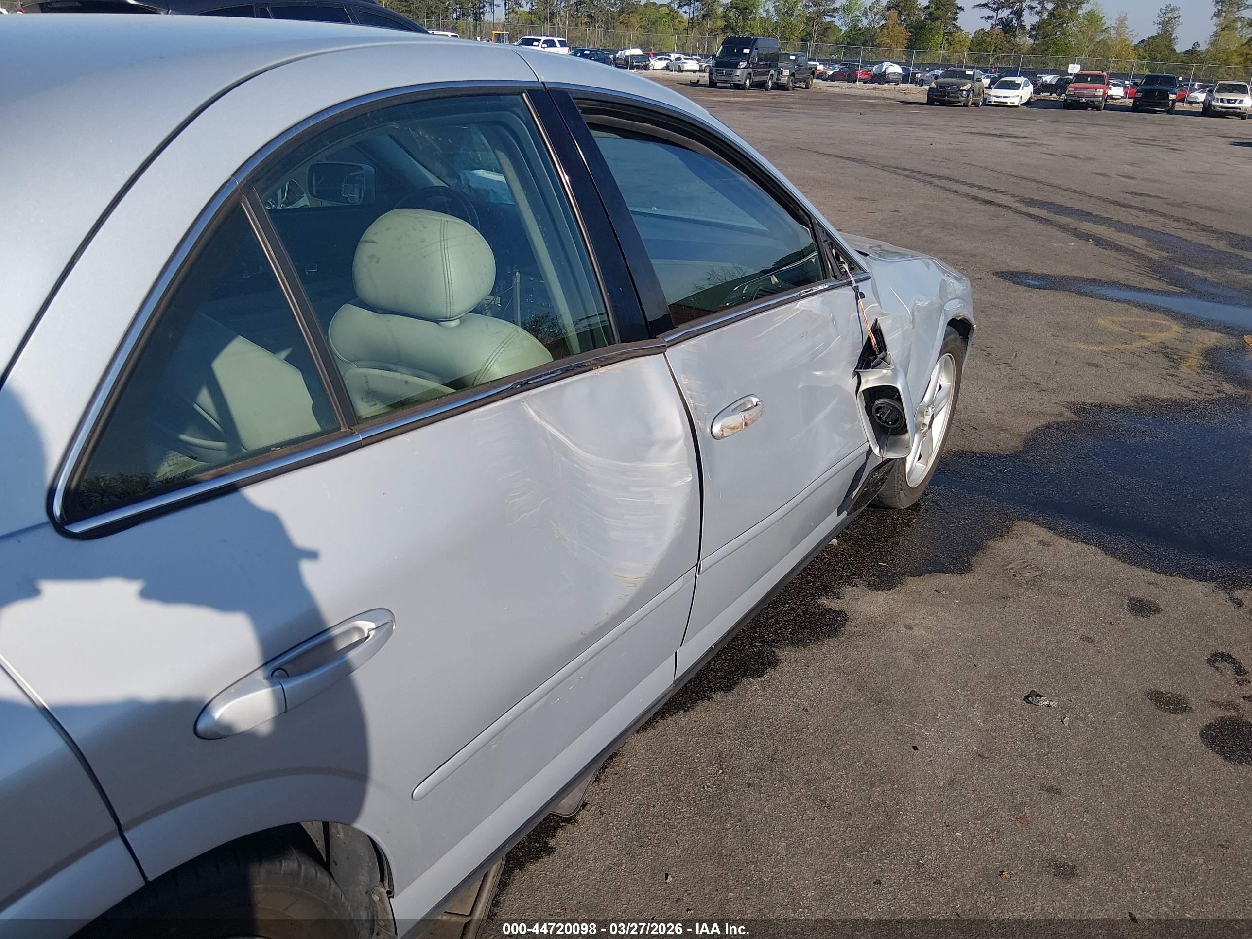 2001 Lincoln Ls V6 Auto/v6 Manual Silver vin: 1LNHM86S61Y714535