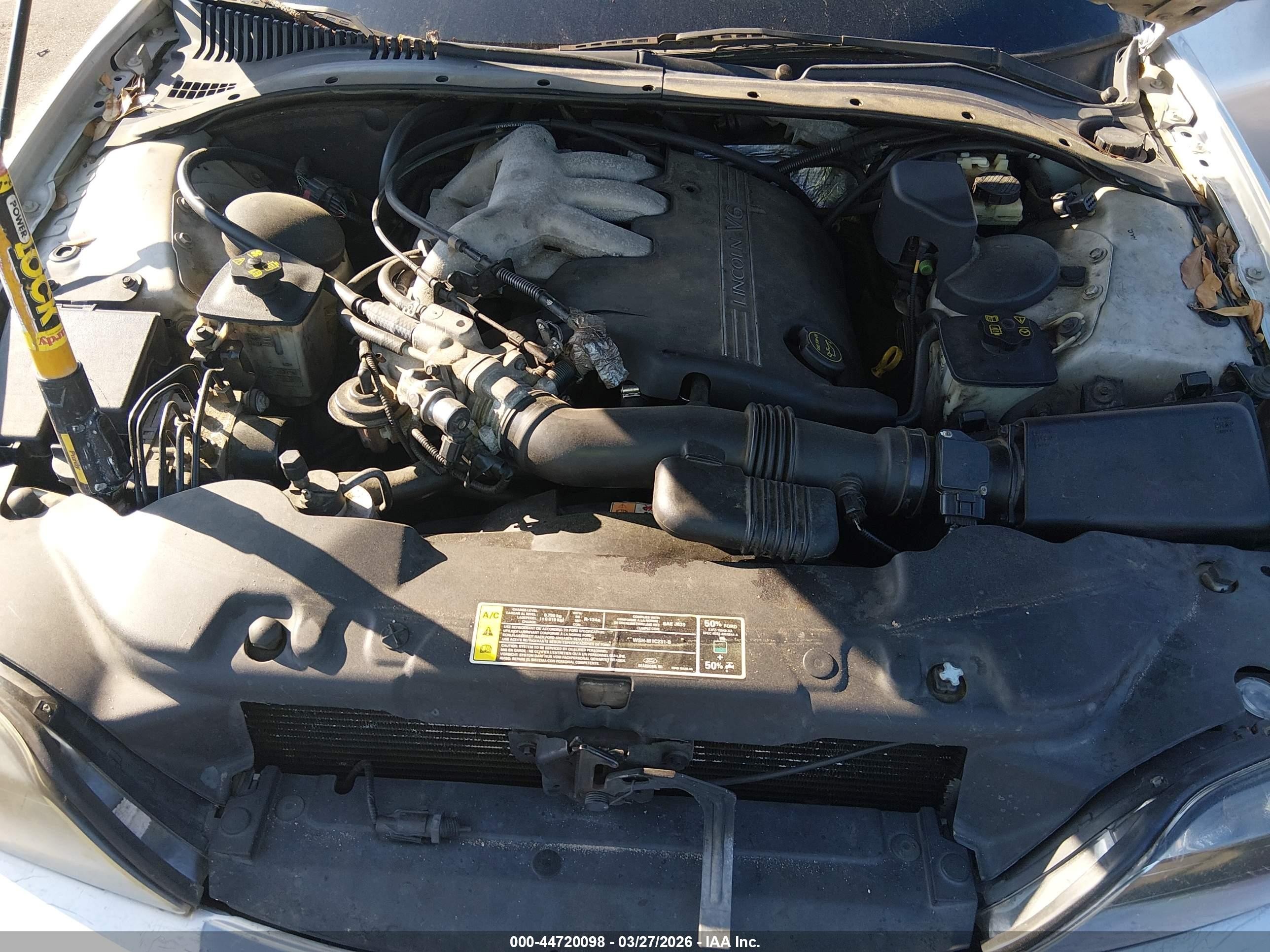 2001 Lincoln Ls V6 Auto/v6 Manual Silver vin: 1LNHM86S61Y714535