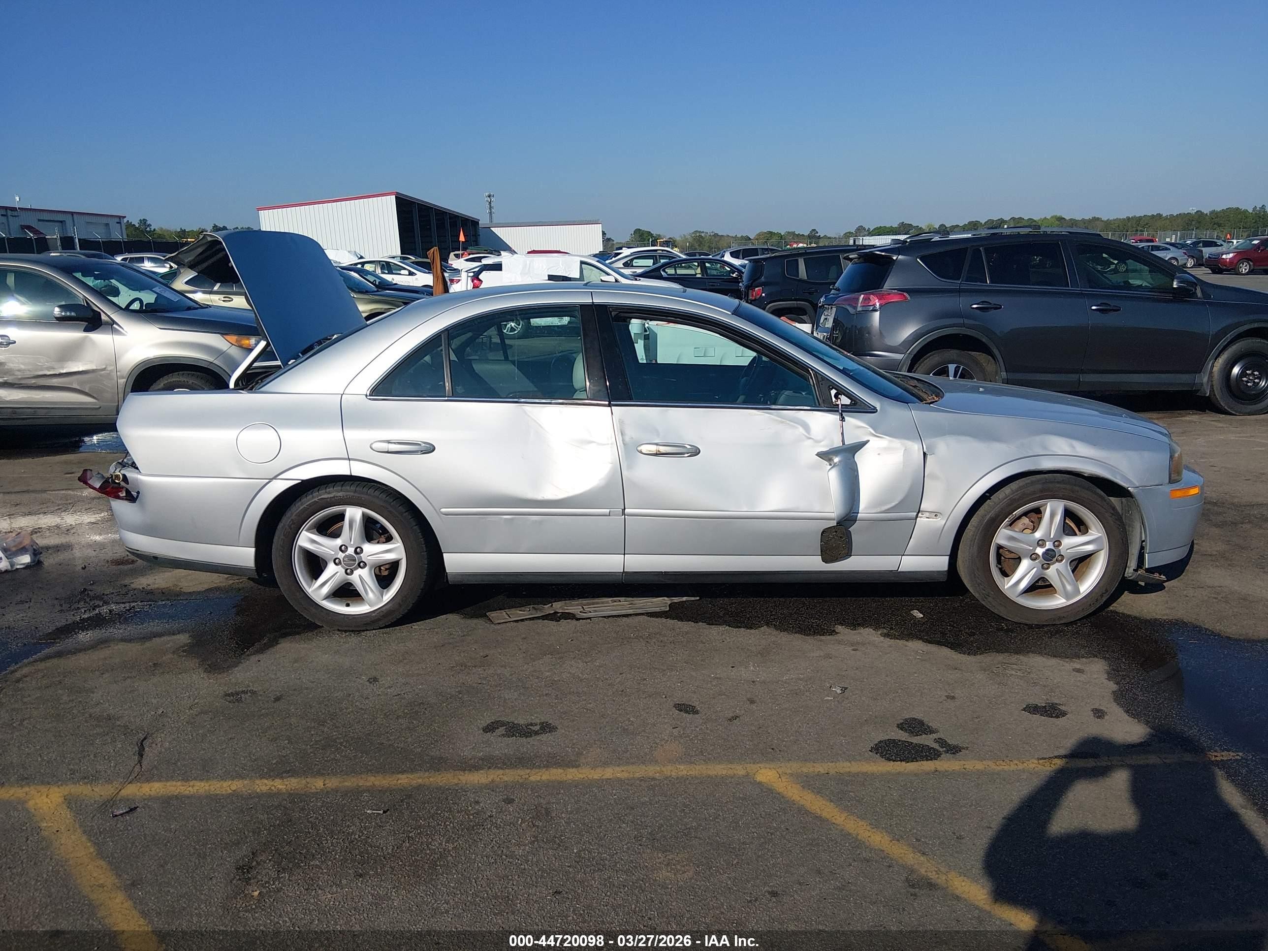 2001 Lincoln Ls V6 Auto/v6 Manual Silver vin: 1LNHM86S61Y714535