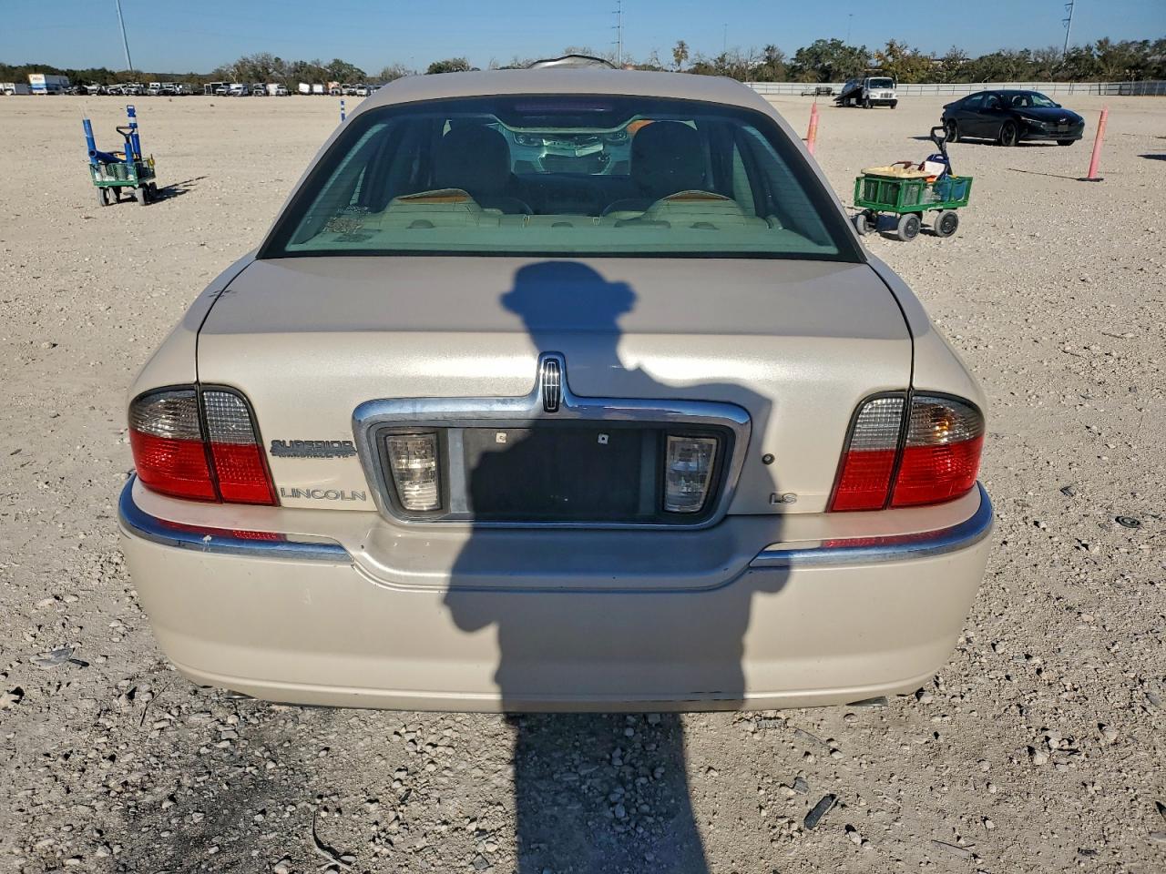2003 Lincoln Ls White vin: 1LNHM86S73Y666336