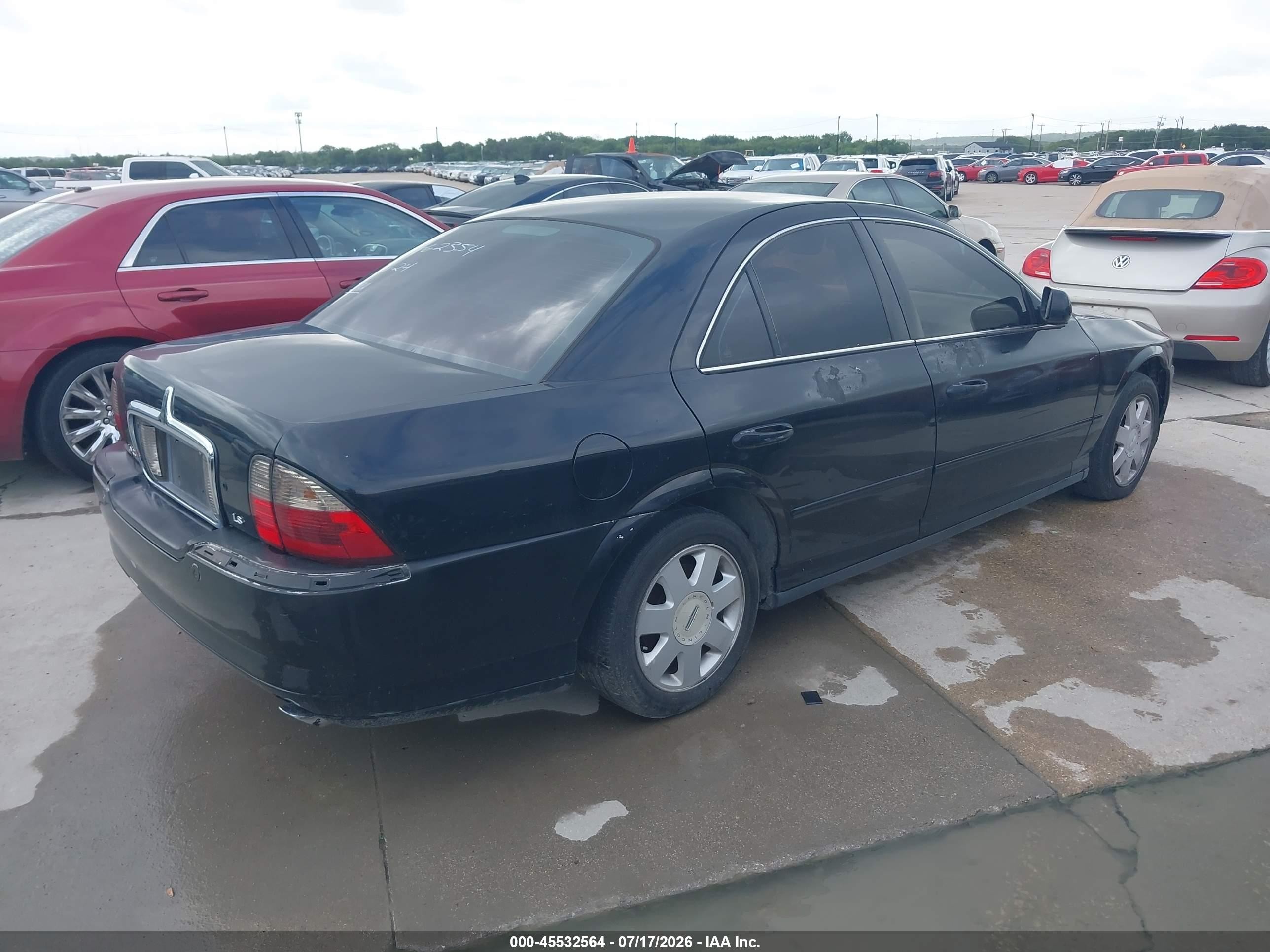 2005 Lincoln Ls V6 Black vin: 1LNHM86S75Y662354