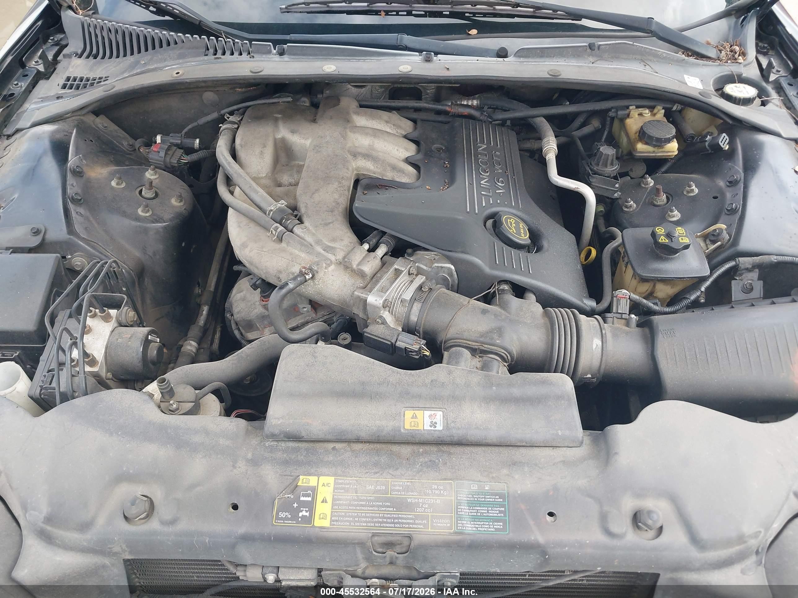 2005 Lincoln Ls V6 Black vin: 1LNHM86S75Y662354