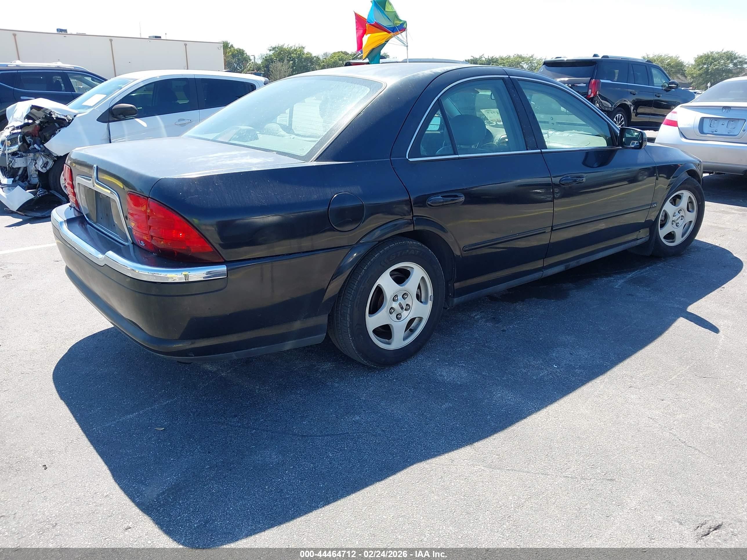 2001 Lincoln Ls V6 Auto/v6 Manual Black vin: 1LNHM86S81Y619930