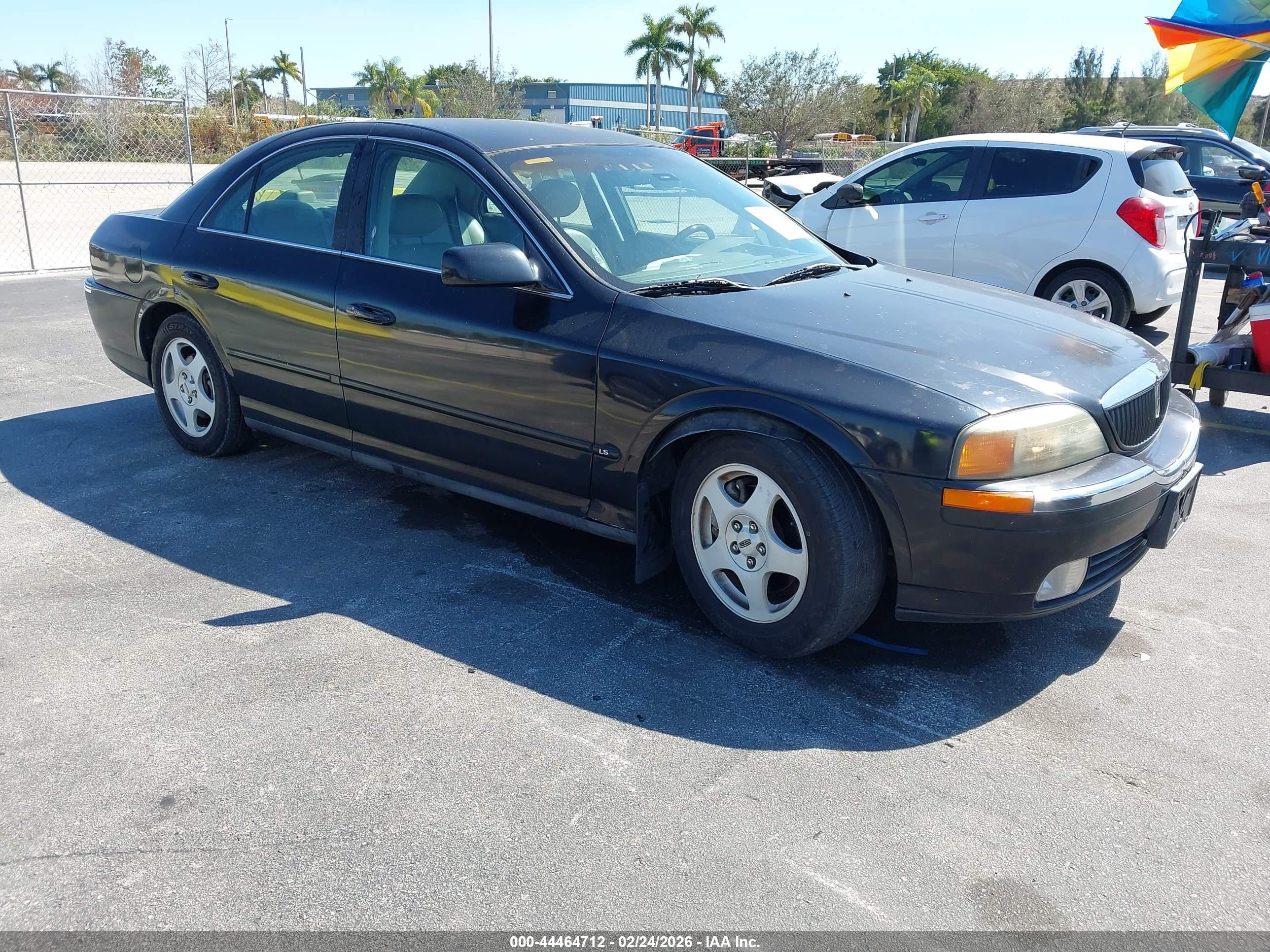 2001 Lincoln Ls V6 Auto/v6 Manual Black vin: 1LNHM86S81Y619930