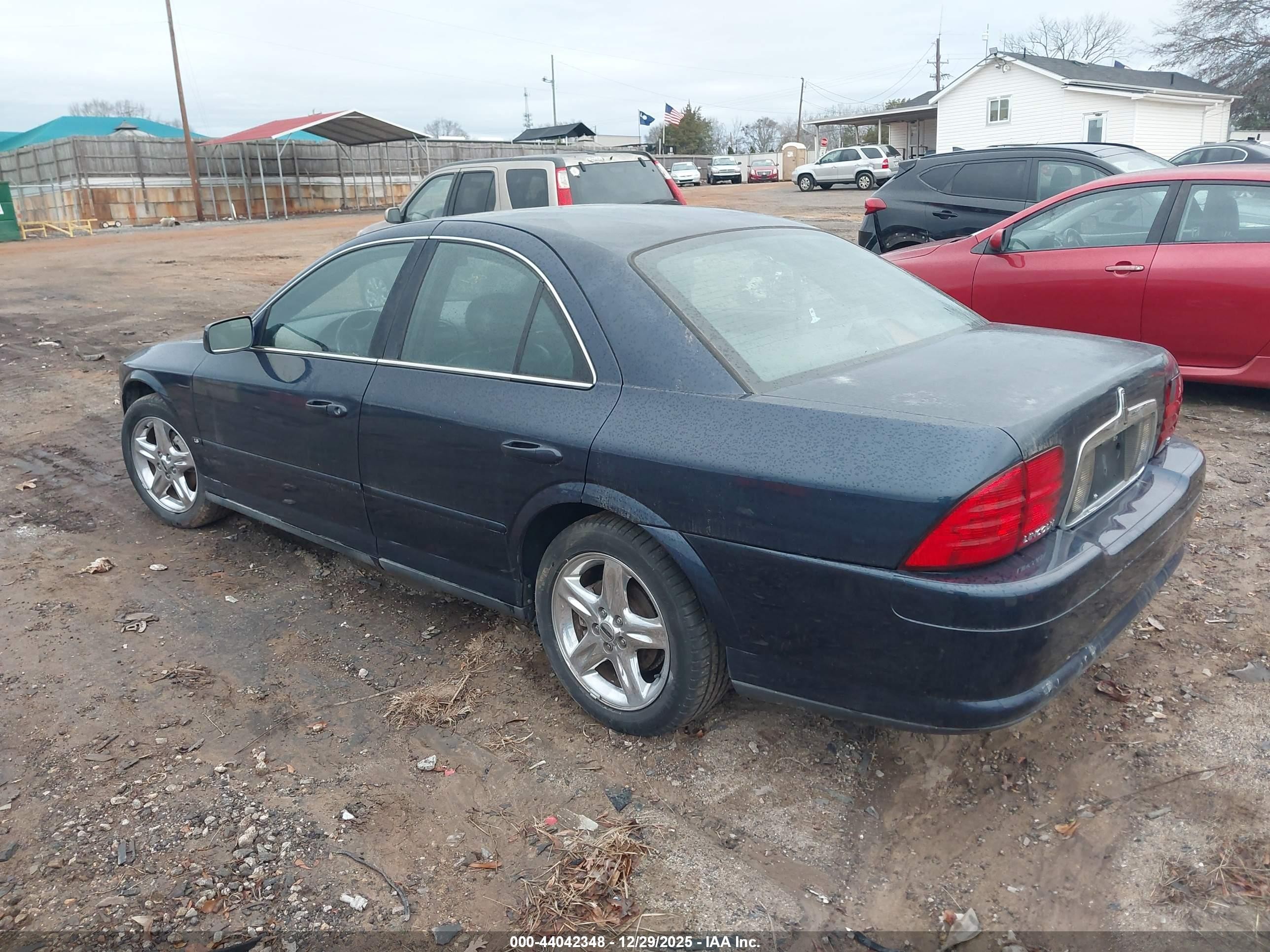2001 Lincoln Ls V6 Auto/v6 Manual Dark Blue vin: 1LNHM86S81Y670781