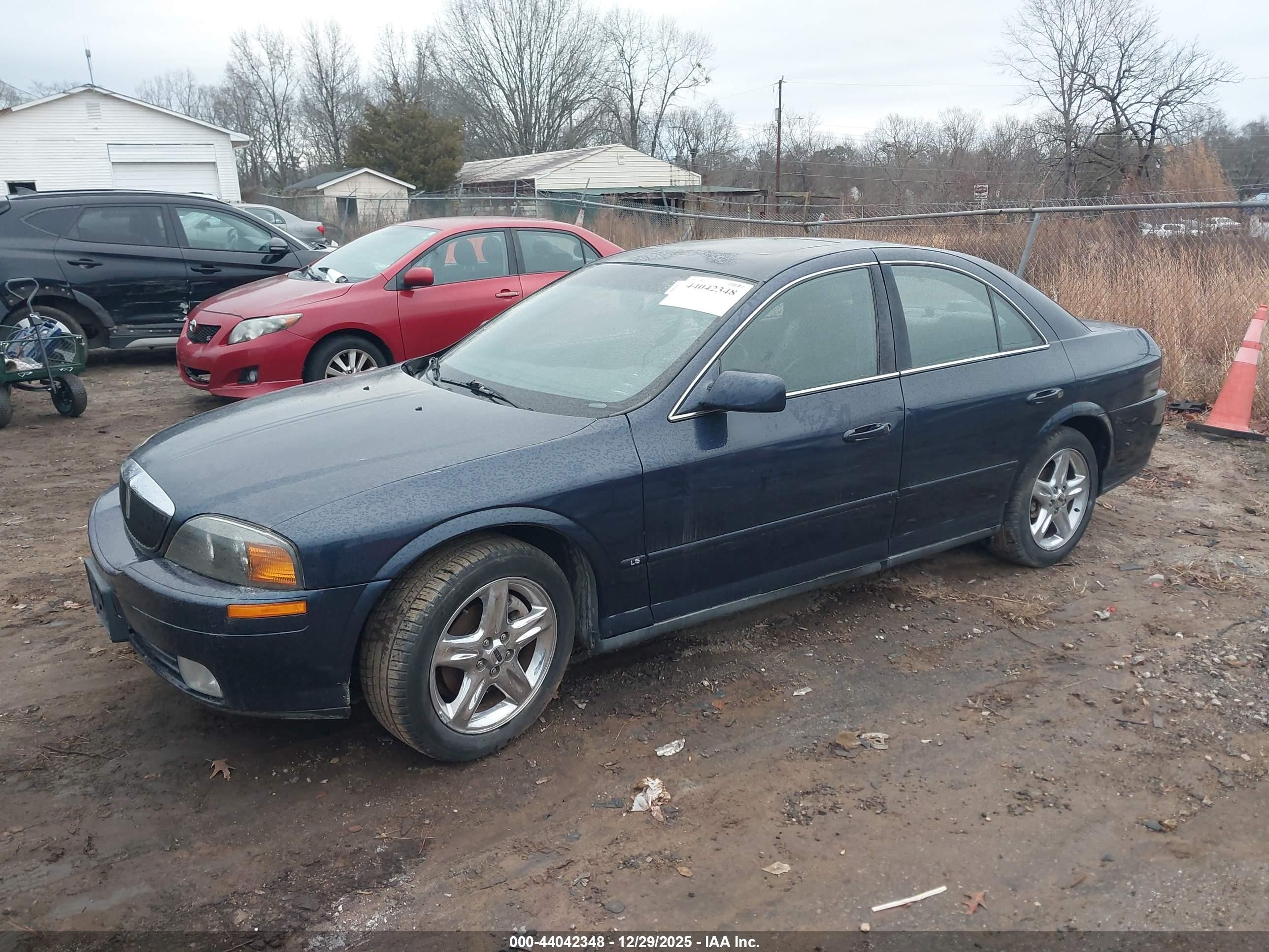 2001 Lincoln Ls V6 Auto/v6 Manual Dark Blue vin: 1LNHM86S81Y670781