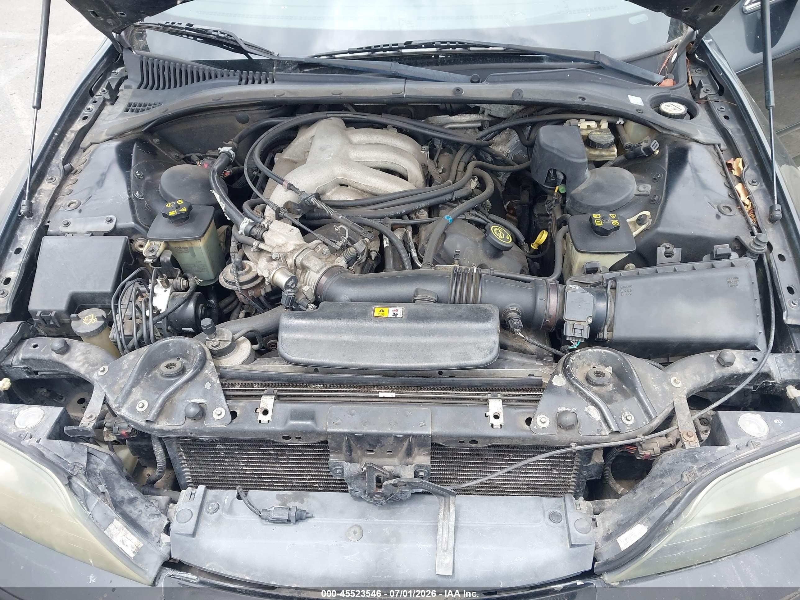 2002 Lincoln Ls V6 Auto/v6 Manual Black vin: 1LNHM86S82Y675836
