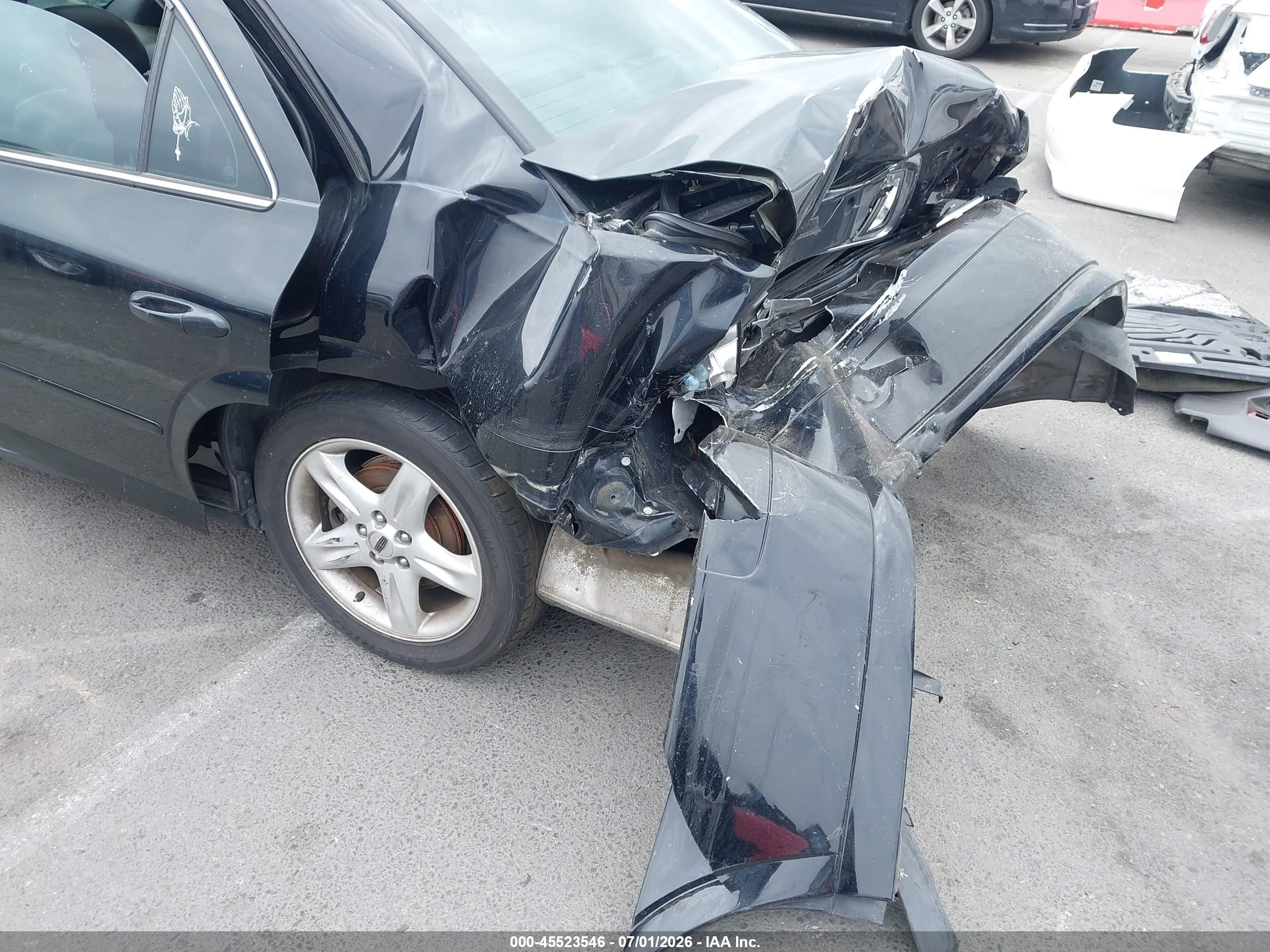 2002 Lincoln Ls V6 Auto/v6 Manual Black vin: 1LNHM86S82Y675836