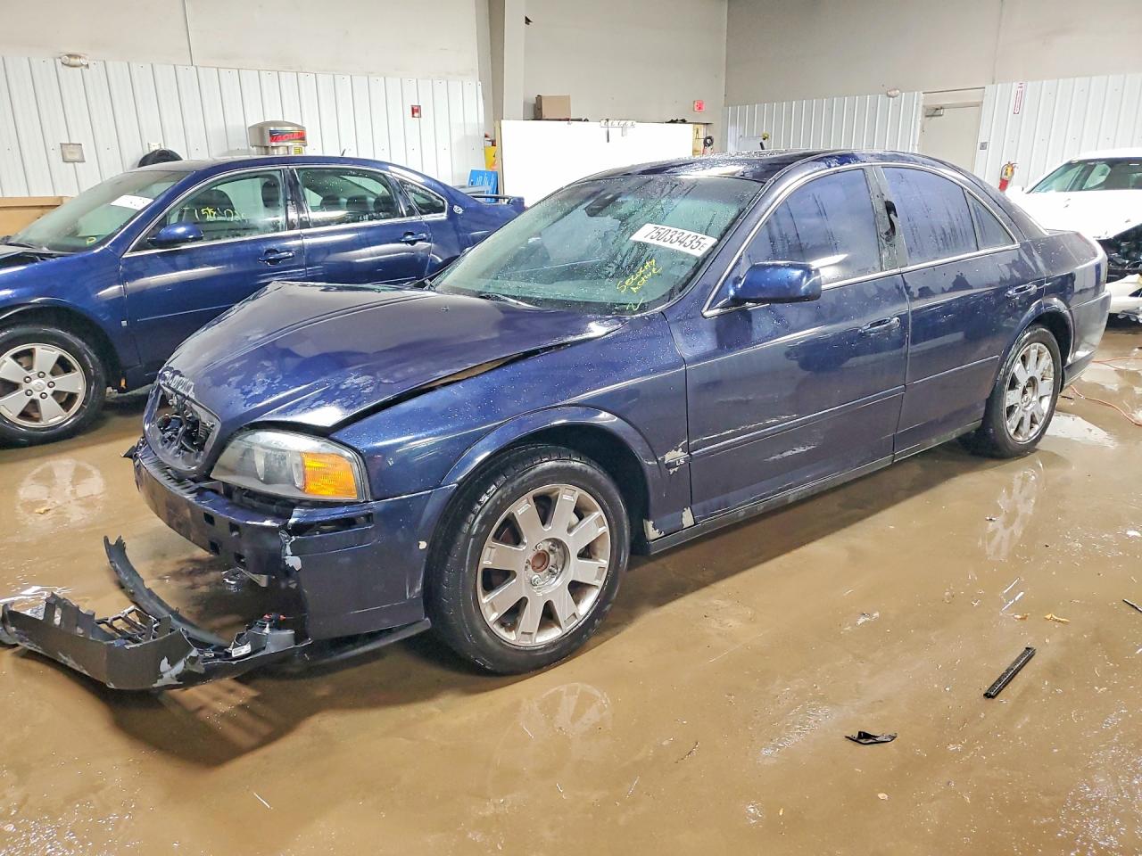 2001 Lincoln Ls Синий vin: 1LNHM86S91Y691767