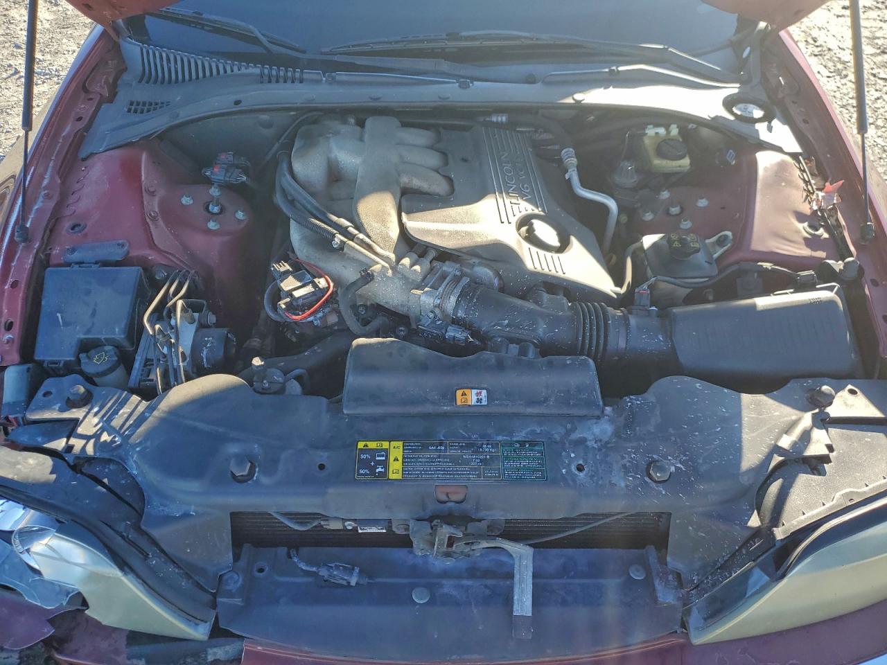 2003 Lincoln Ls Бордовый vin: 1LNHM86S93Y666340