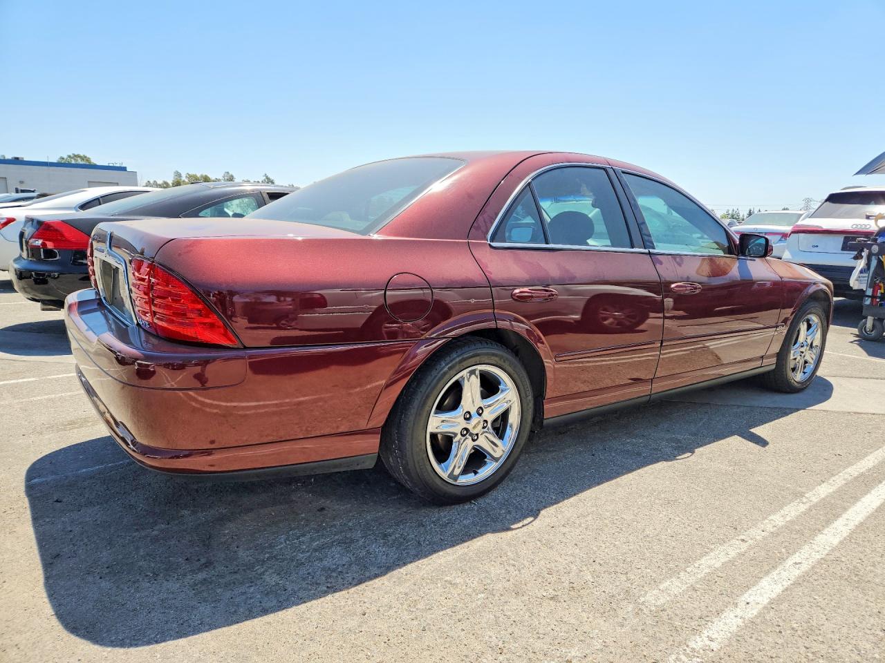 2001 Lincoln Ls Burgundy vin: 1LNHM87A01Y605364