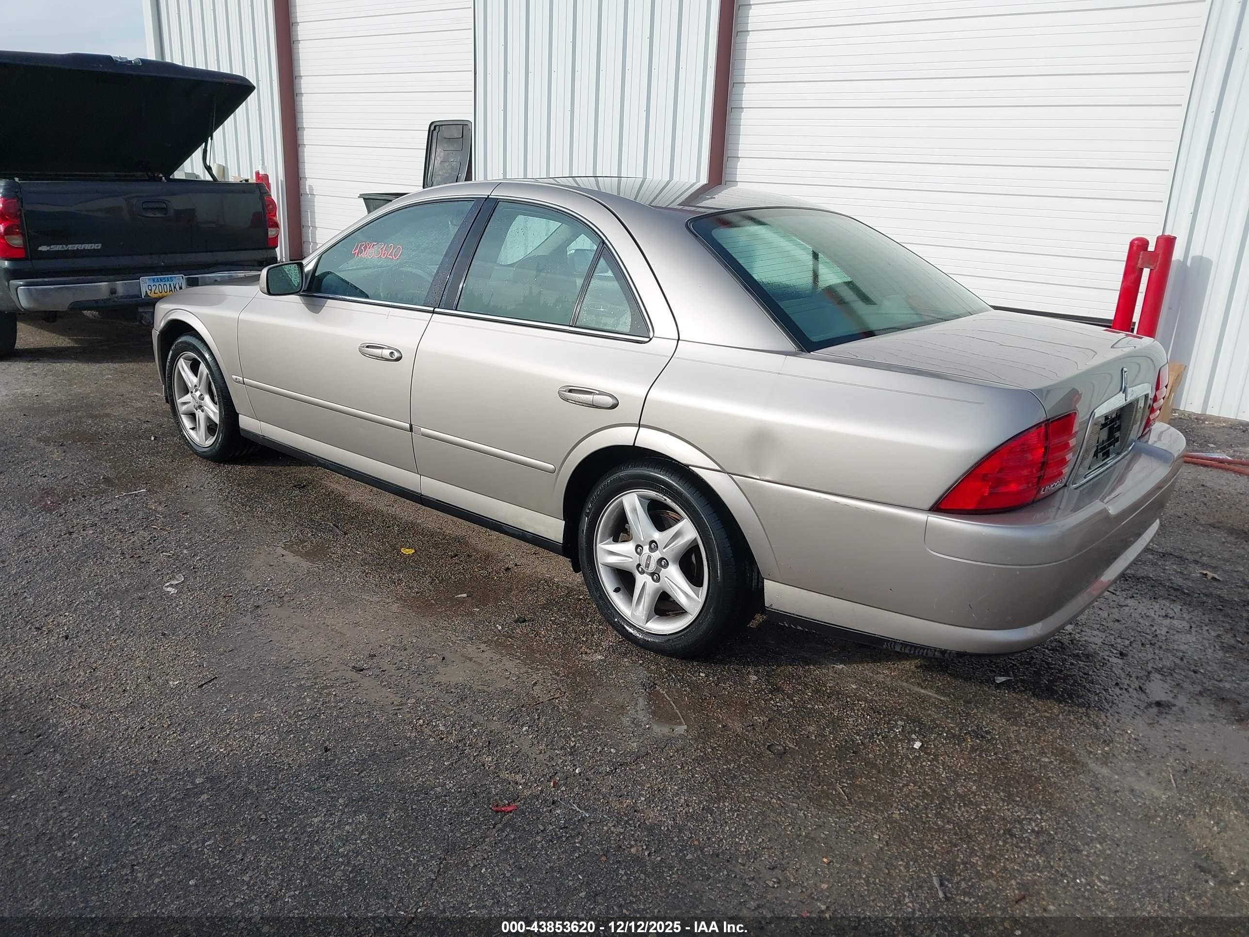 2001 Lincoln Ls V8 Auto Silver vin: 1LNHM87A01Y721292