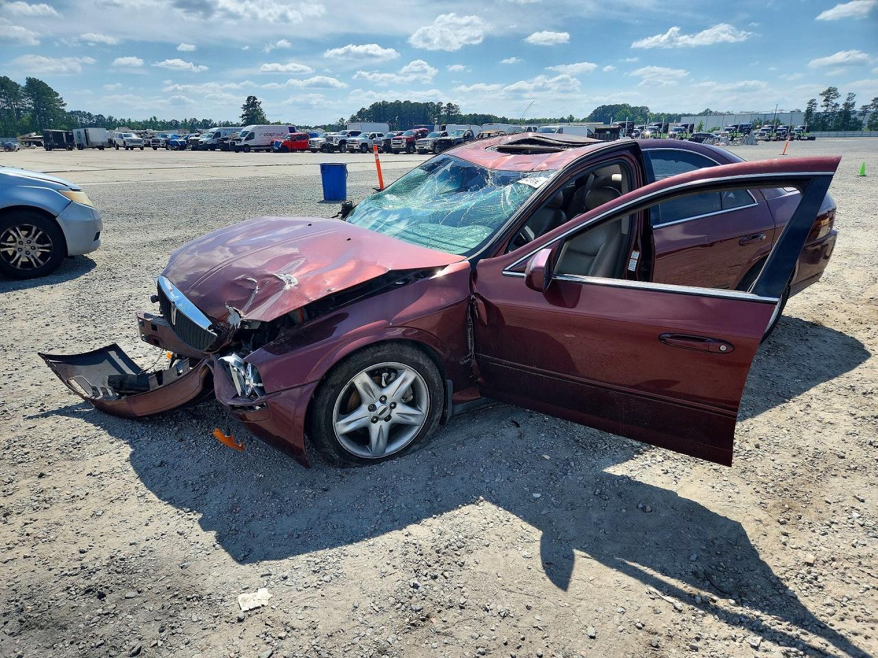2002 Lincoln Ls Burgundy vin: 1LNHM87A02Y638916