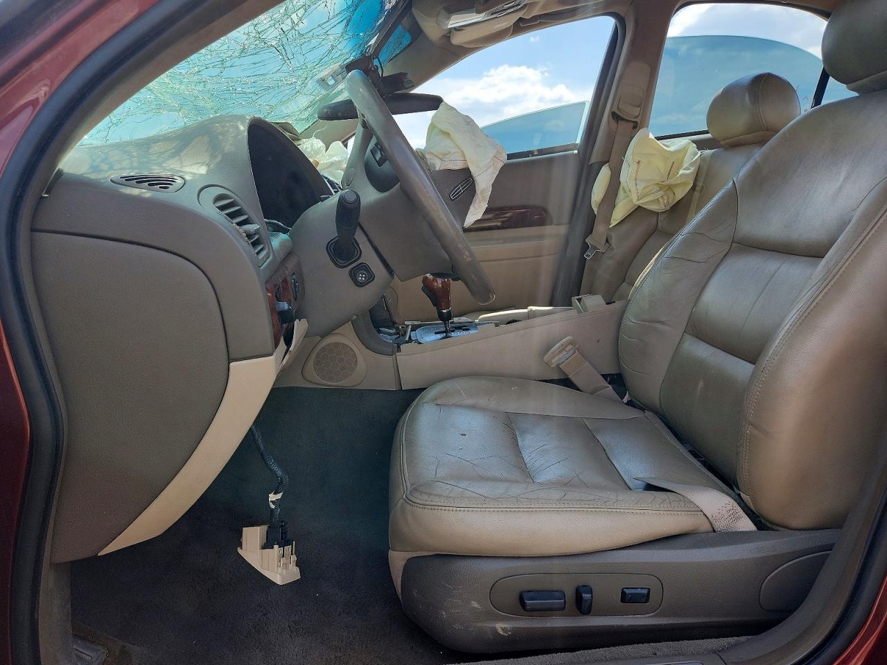 2002 Lincoln Ls Burgundy vin: 1LNHM87A02Y638916