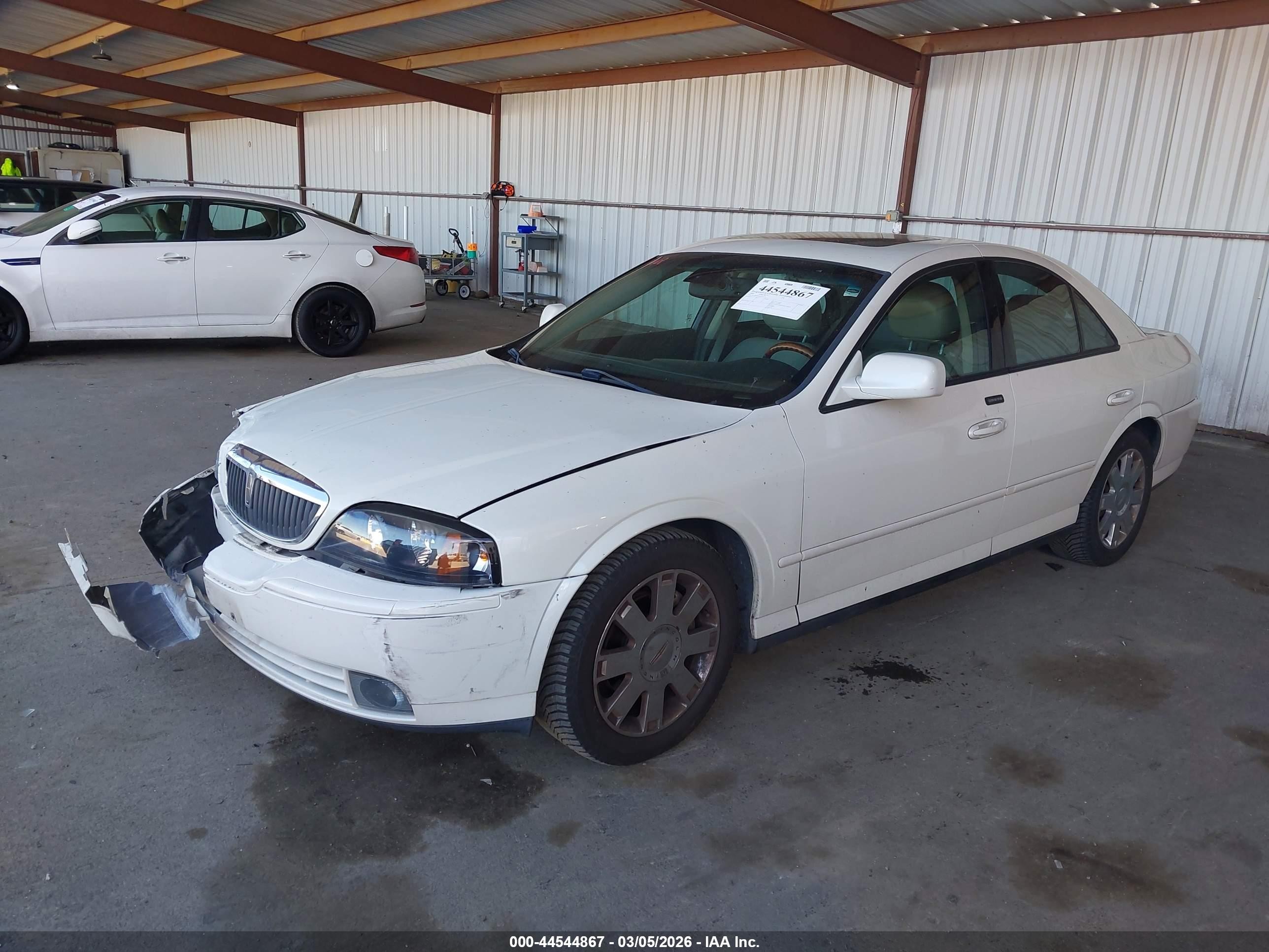 2003 Lincoln Ls V8 Белый vin: 1LNHM87A03Y698129