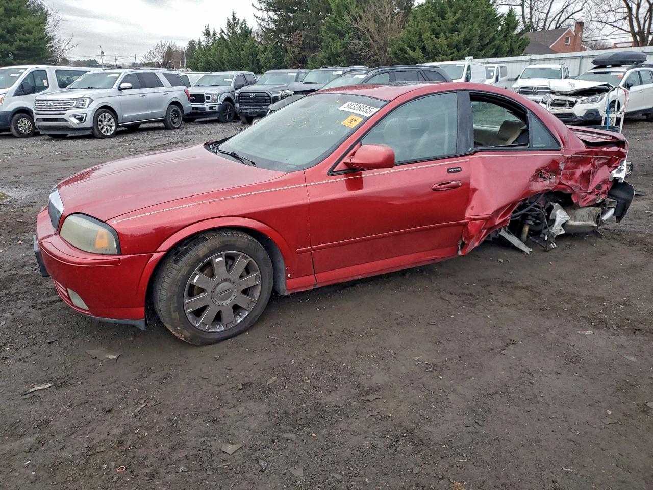 2003 Lincoln Ls Red vin: 1LNHM87A03Y701790